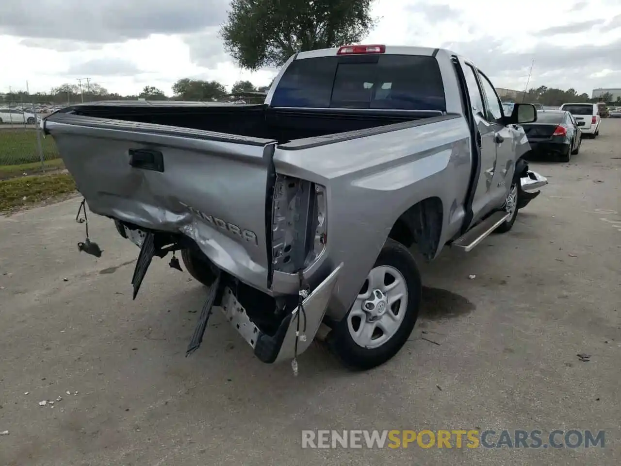 4 Photograph of a damaged car 5TFRM5F13KX139963 TOYOTA TUNDRA 2019