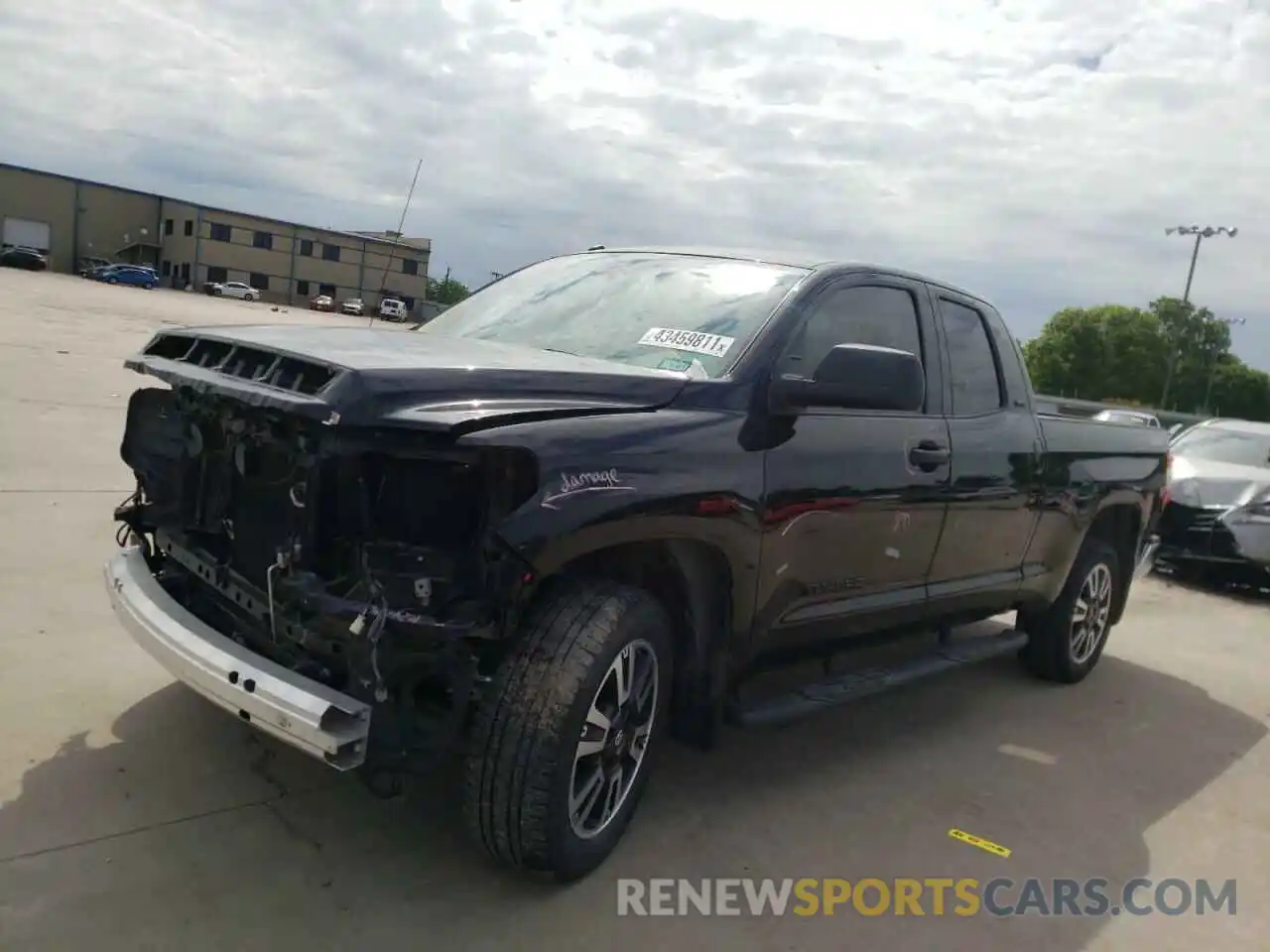 2 Photograph of a damaged car 5TFRM5F14KX135405 TOYOTA TUNDRA 2019