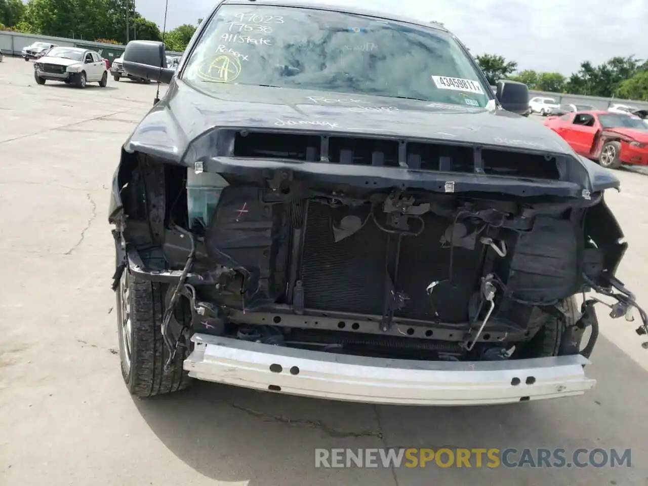 9 Photograph of a damaged car 5TFRM5F14KX135405 TOYOTA TUNDRA 2019