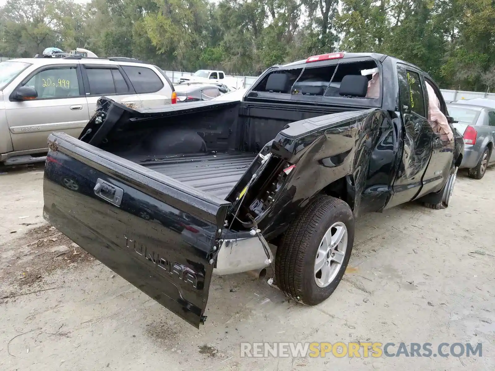 4 Photograph of a damaged car 5TFRM5F14KX136716 TOYOTA TUNDRA 2019