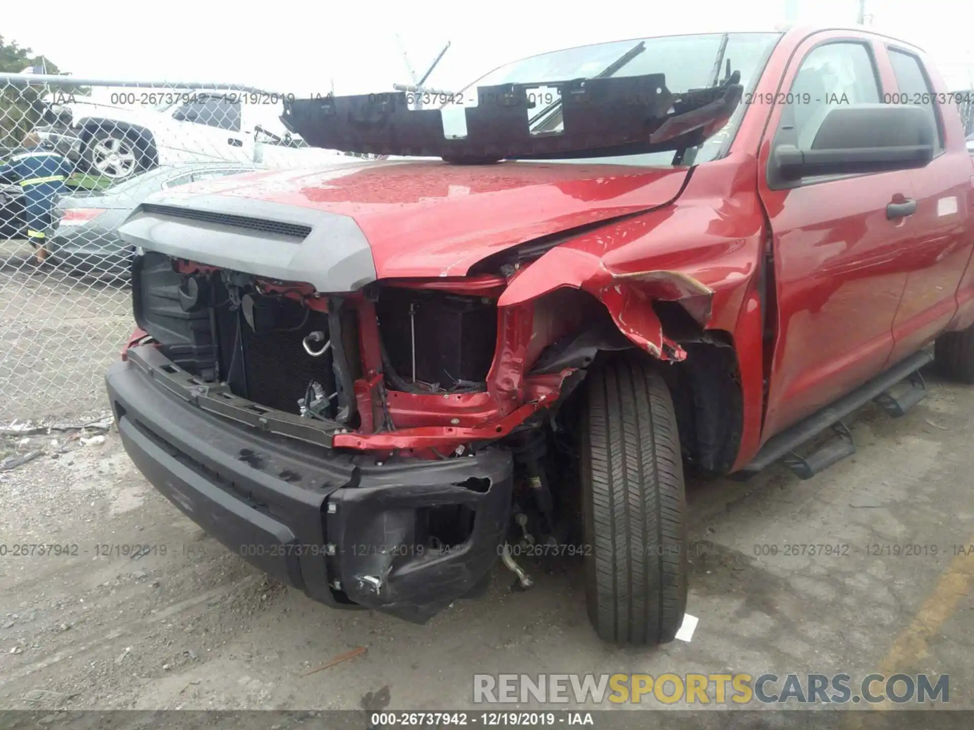 6 Photograph of a damaged car 5TFRM5F15KX134635 TOYOTA TUNDRA 2019