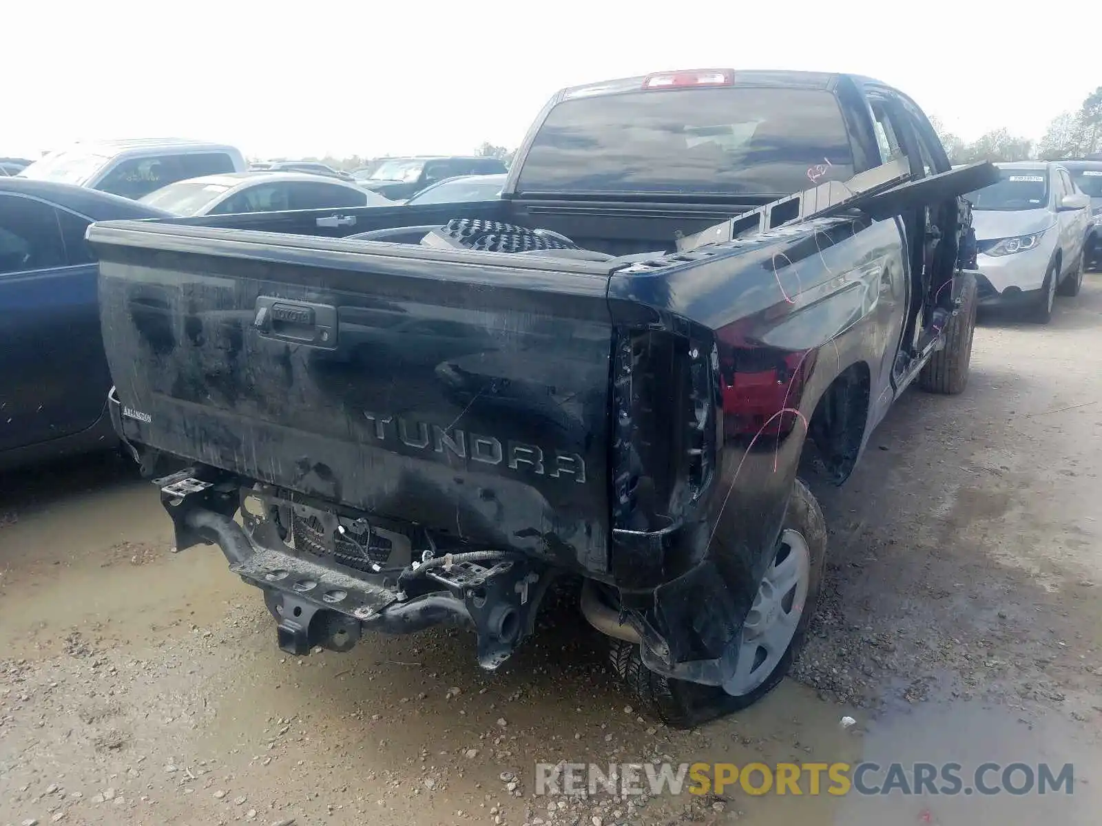 4 Photograph of a damaged car 5TFRM5F15KX136997 TOYOTA TUNDRA 2019