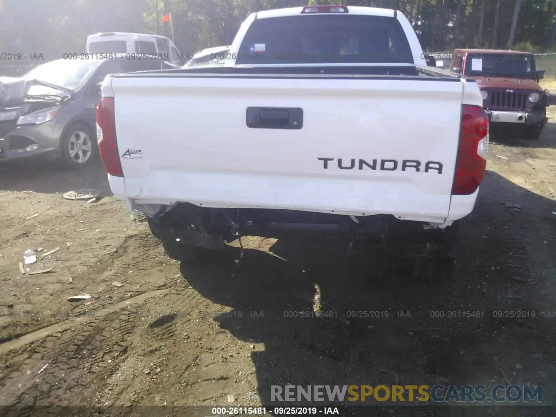 6 Photograph of a damaged car 5TFRM5F15KX139141 TOYOTA TUNDRA 2019