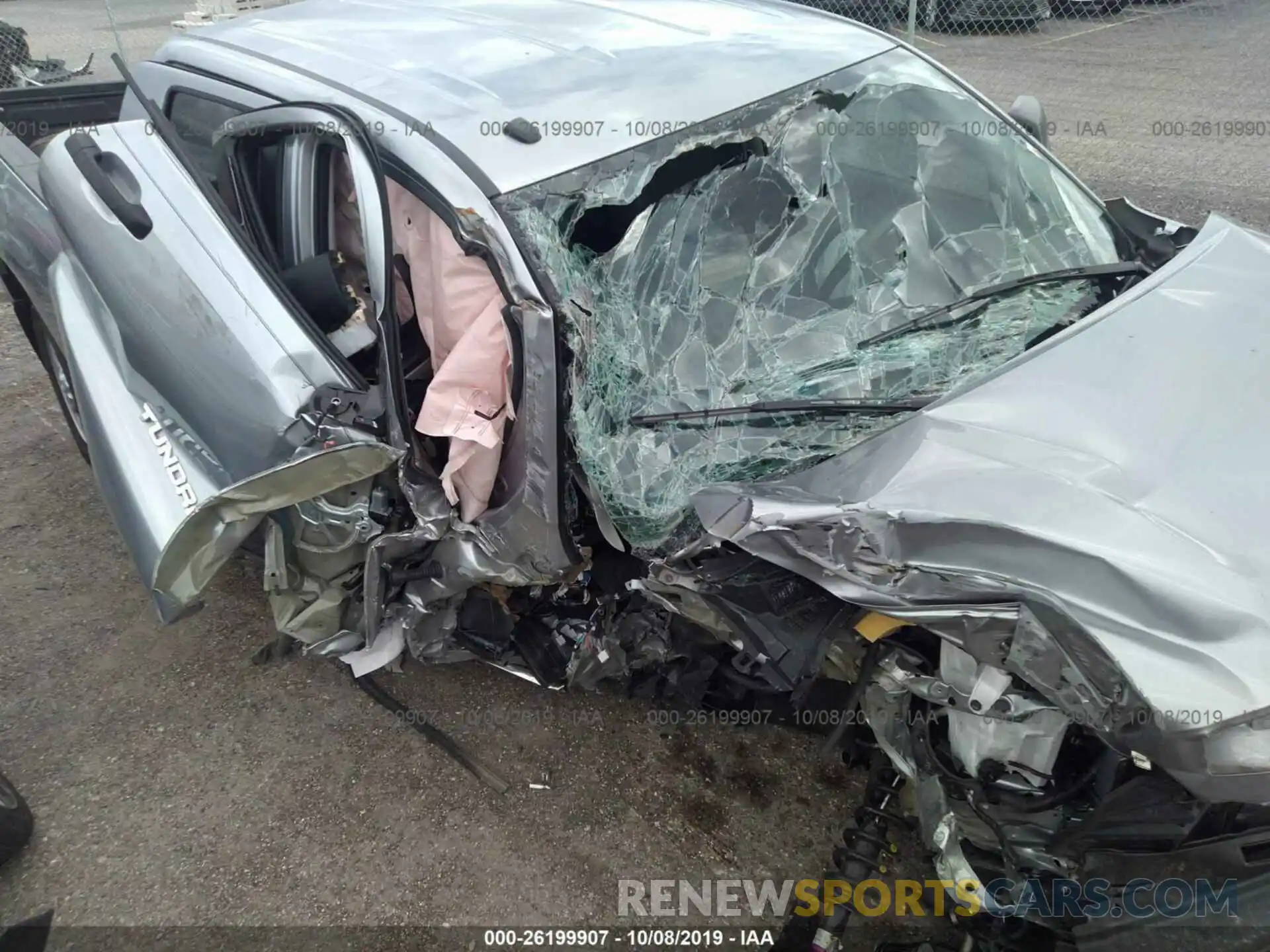 6 Photograph of a damaged car 5TFRM5F16KX136538 TOYOTA TUNDRA 2019