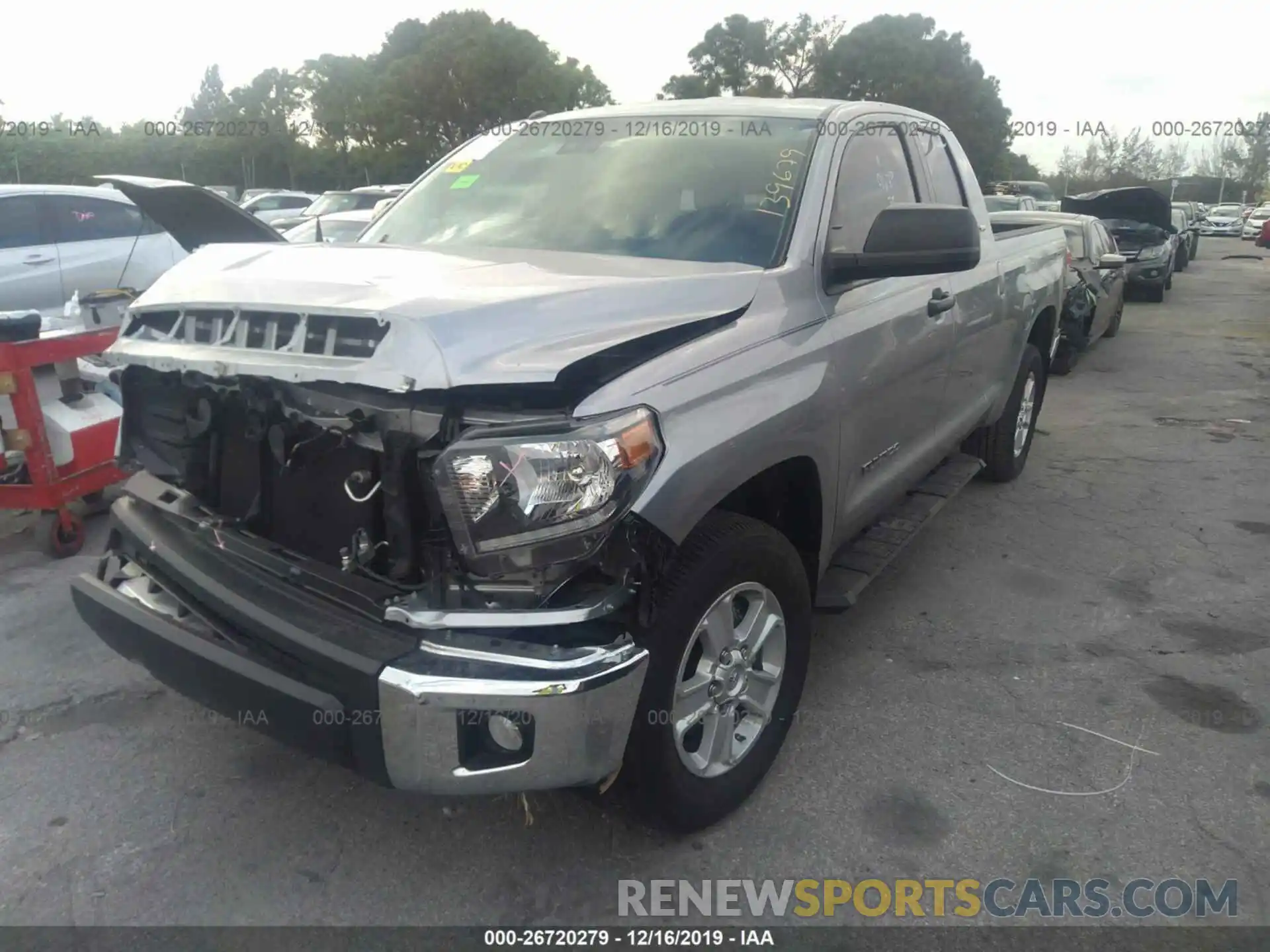 2 Photograph of a damaged car 5TFRM5F16KX139679 TOYOTA TUNDRA 2019