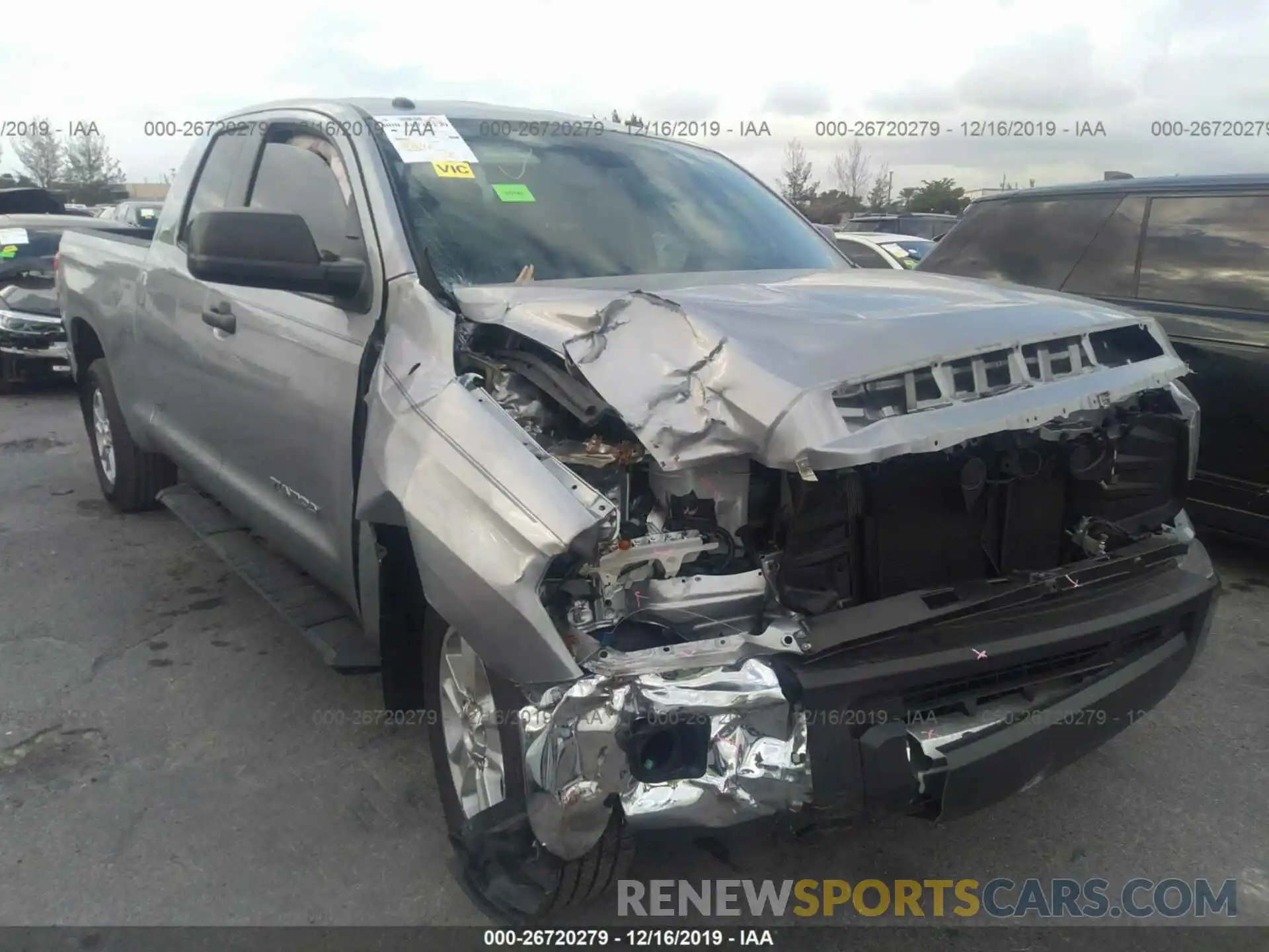 6 Photograph of a damaged car 5TFRM5F16KX139679 TOYOTA TUNDRA 2019