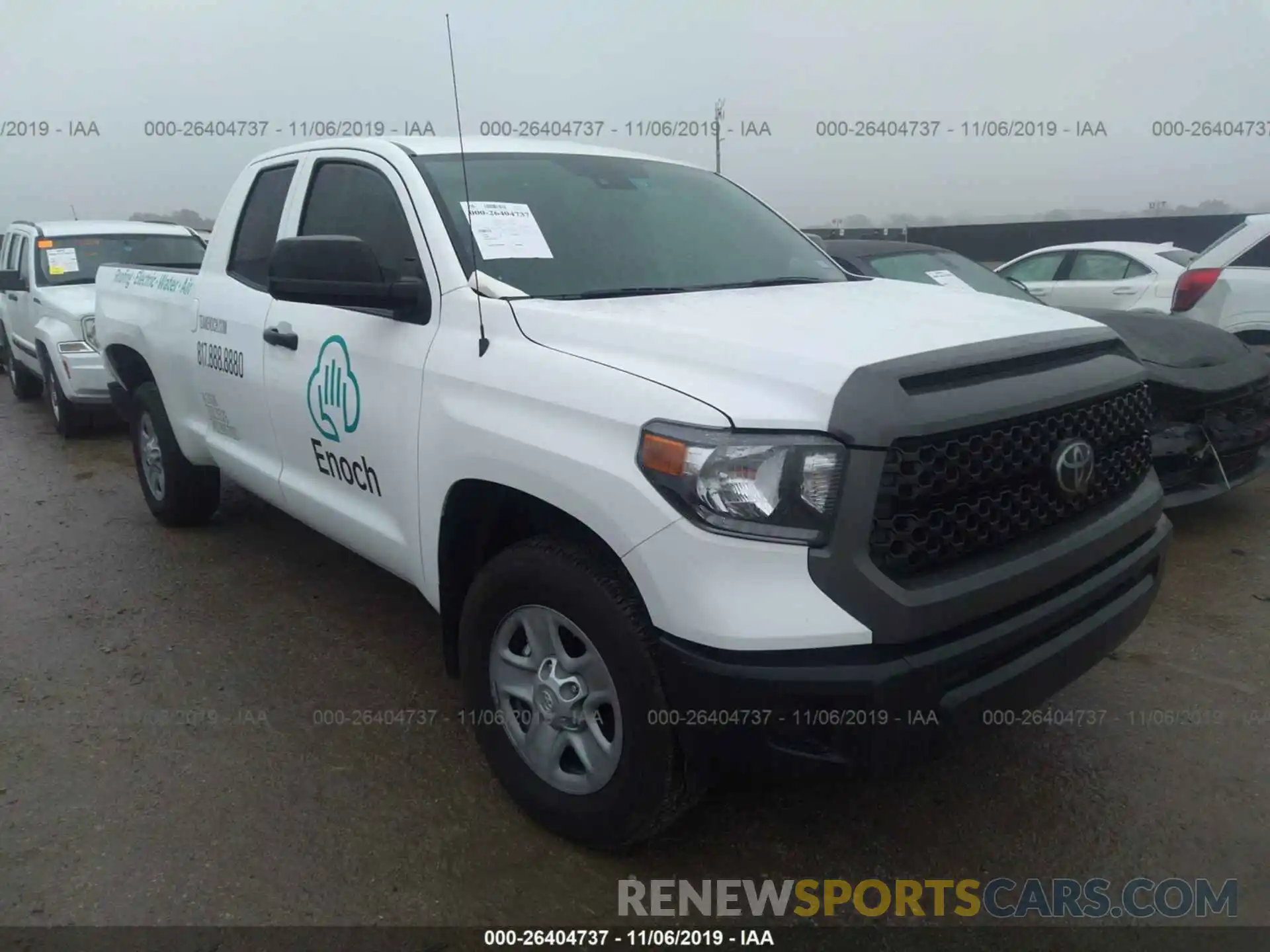 1 Photograph of a damaged car 5TFRM5F16KX141366 TOYOTA TUNDRA 2019