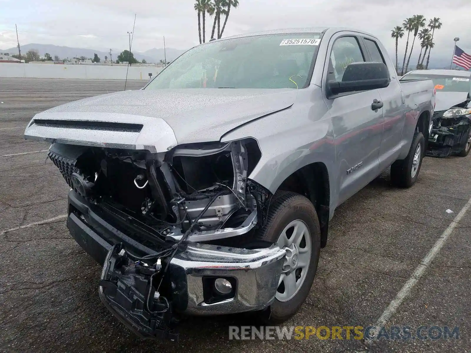 2 Photograph of a damaged car 5TFRM5F16KX143330 TOYOTA TUNDRA 2019