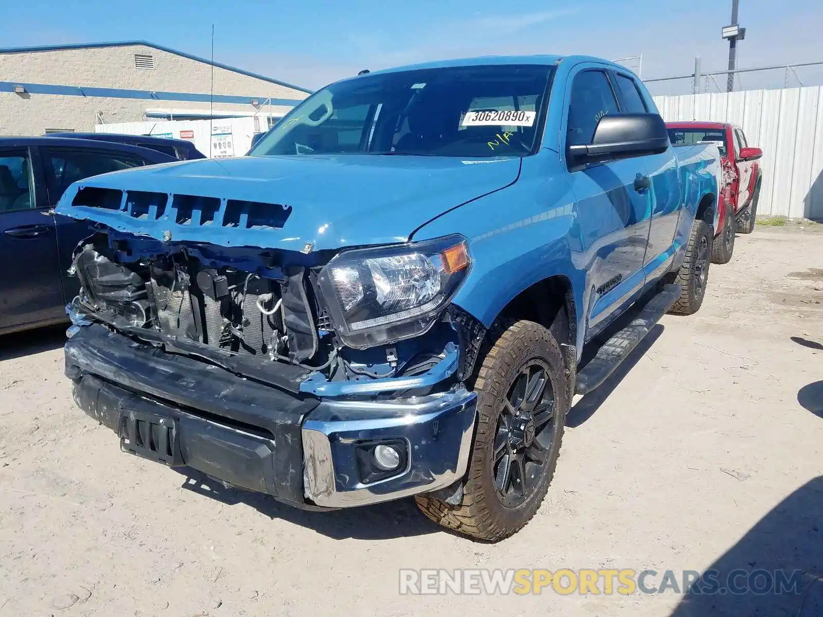 2 Photograph of a damaged car 5TFRM5F17KX139609 TOYOTA TUNDRA 2019