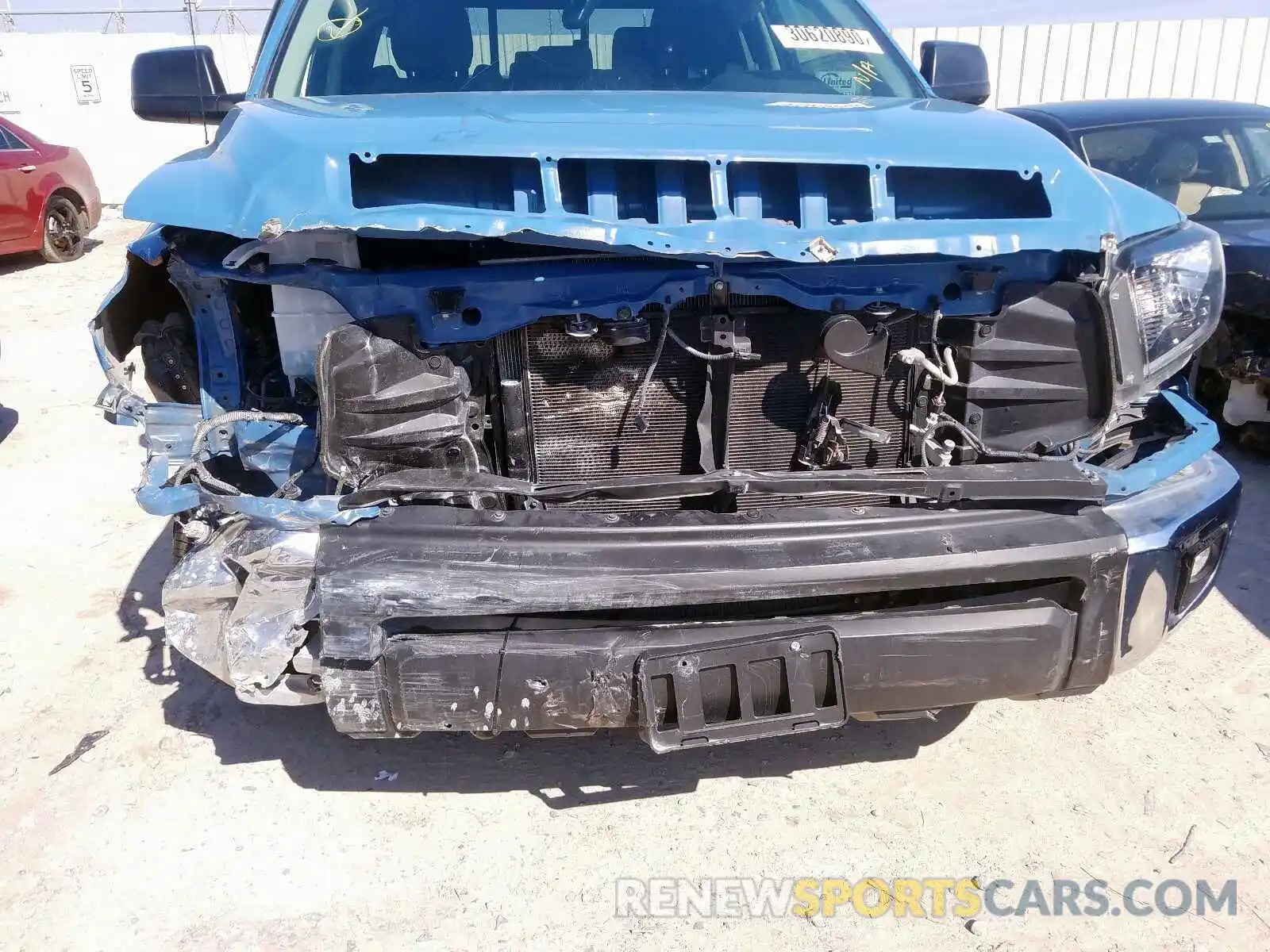 9 Photograph of a damaged car 5TFRM5F17KX139609 TOYOTA TUNDRA 2019