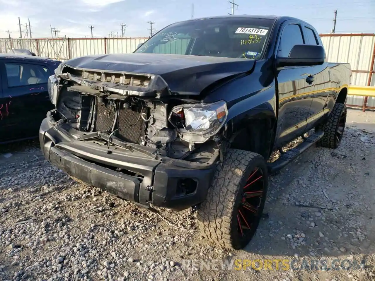 2 Photograph of a damaged car 5TFRM5F17KX140355 TOYOTA TUNDRA 2019