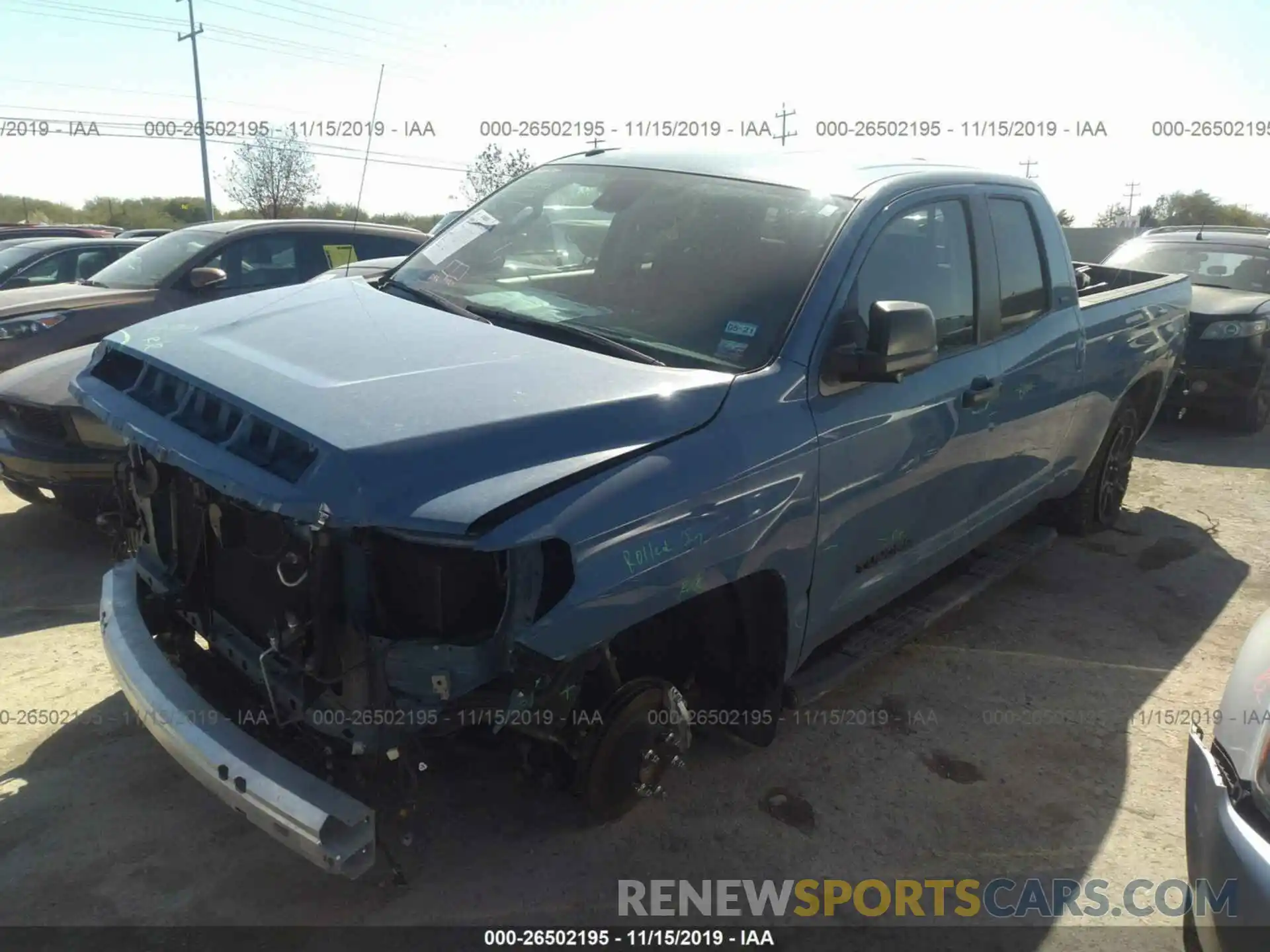 2 Photograph of a damaged car 5TFRM5F17KX142865 TOYOTA TUNDRA 2019