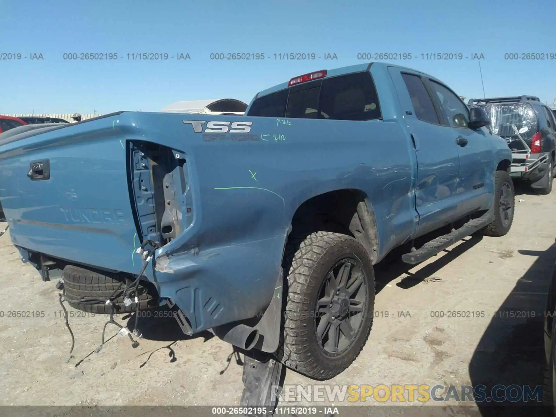 4 Photograph of a damaged car 5TFRM5F17KX142865 TOYOTA TUNDRA 2019