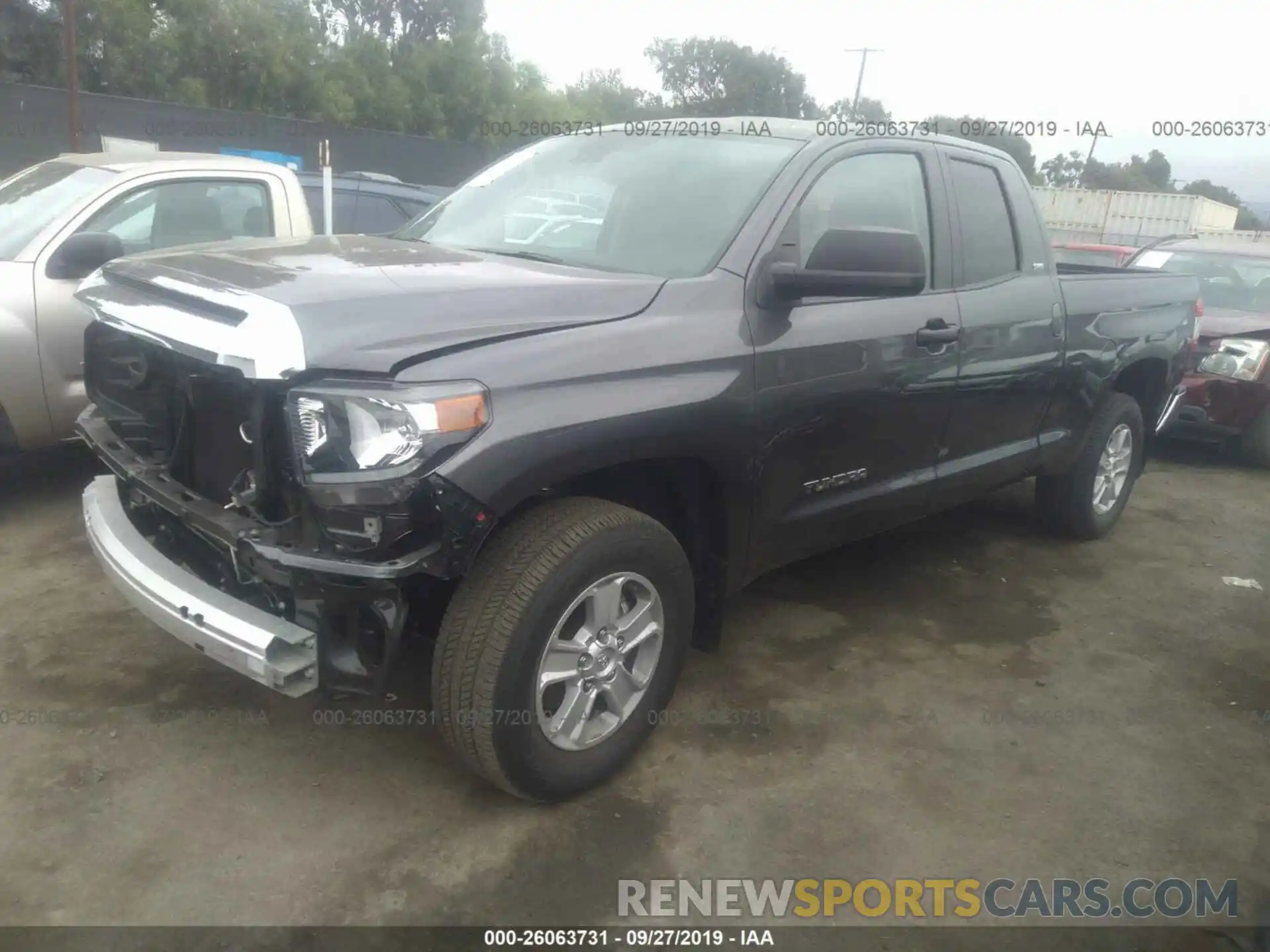 2 Photograph of a damaged car 5TFRM5F18KX135472 TOYOTA TUNDRA 2019