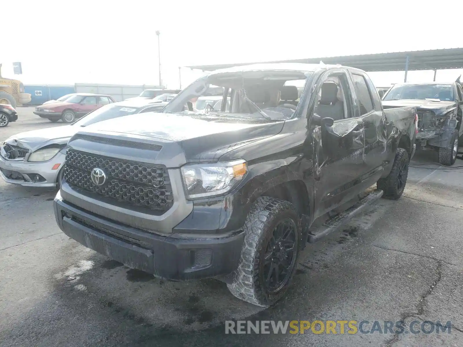 2 Photograph of a damaged car 5TFRM5F18KX138596 TOYOTA TUNDRA 2019