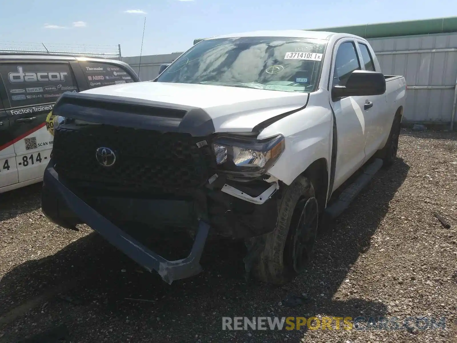 2 Photograph of a damaged car 5TFRM5F18KX140235 TOYOTA TUNDRA 2019