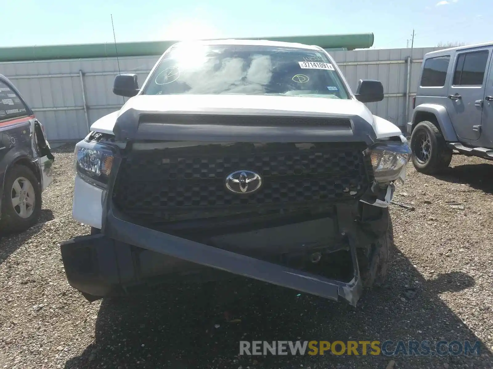 9 Photograph of a damaged car 5TFRM5F18KX140235 TOYOTA TUNDRA 2019