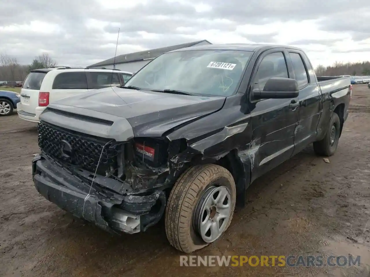 2 Photograph of a damaged car 5TFRM5F18KX141367 TOYOTA TUNDRA 2019