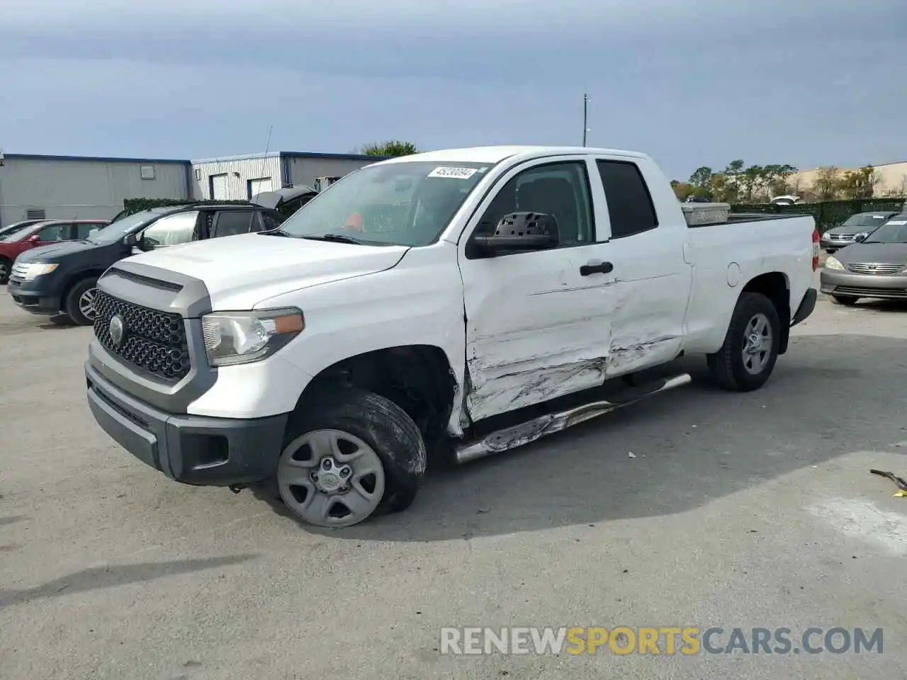 1 Photograph of a damaged car 5TFRM5F19KX135111 TOYOTA TUNDRA 2019