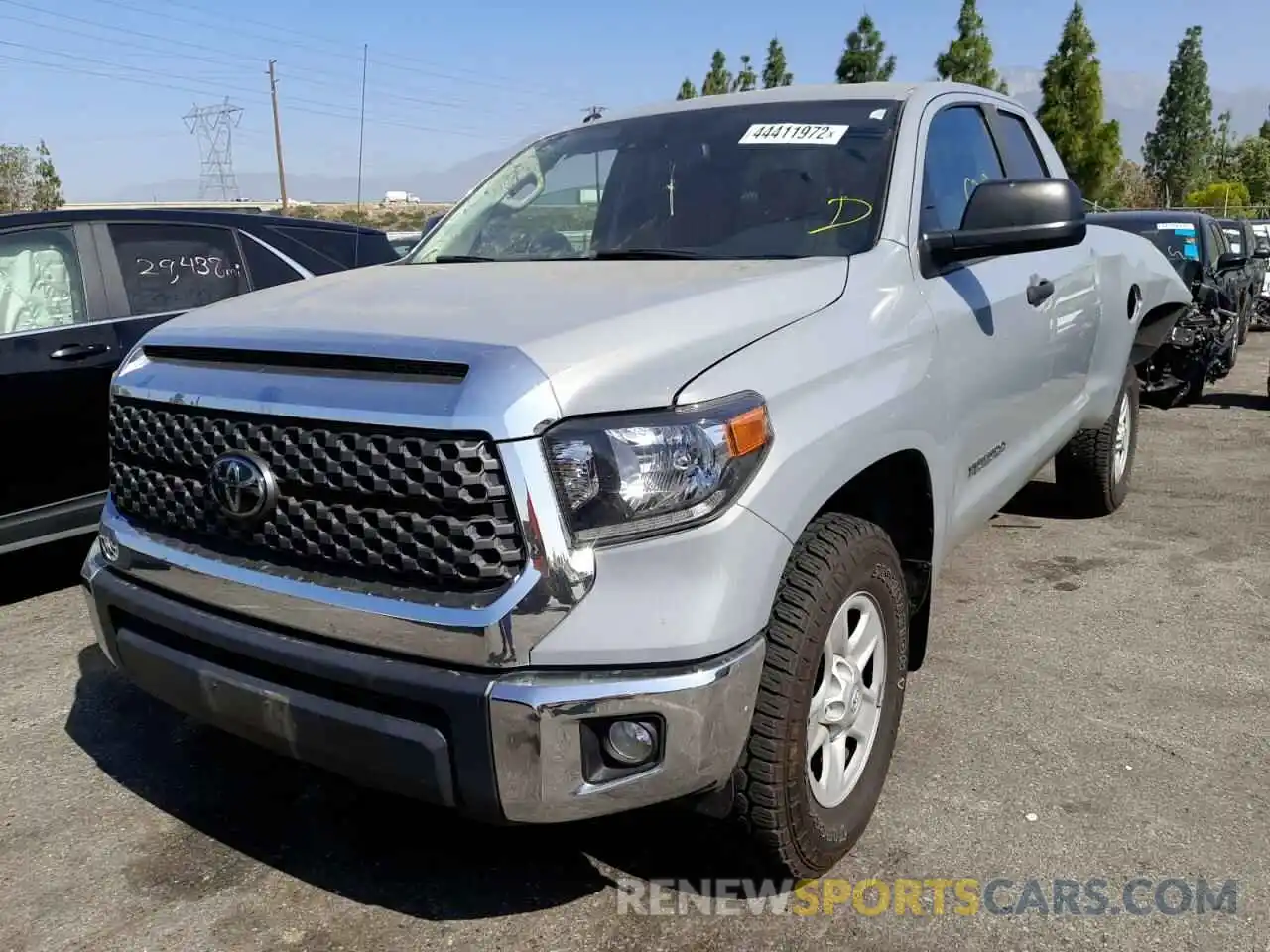 2 Photograph of a damaged car 5TFRM5F19KX138168 TOYOTA TUNDRA 2019