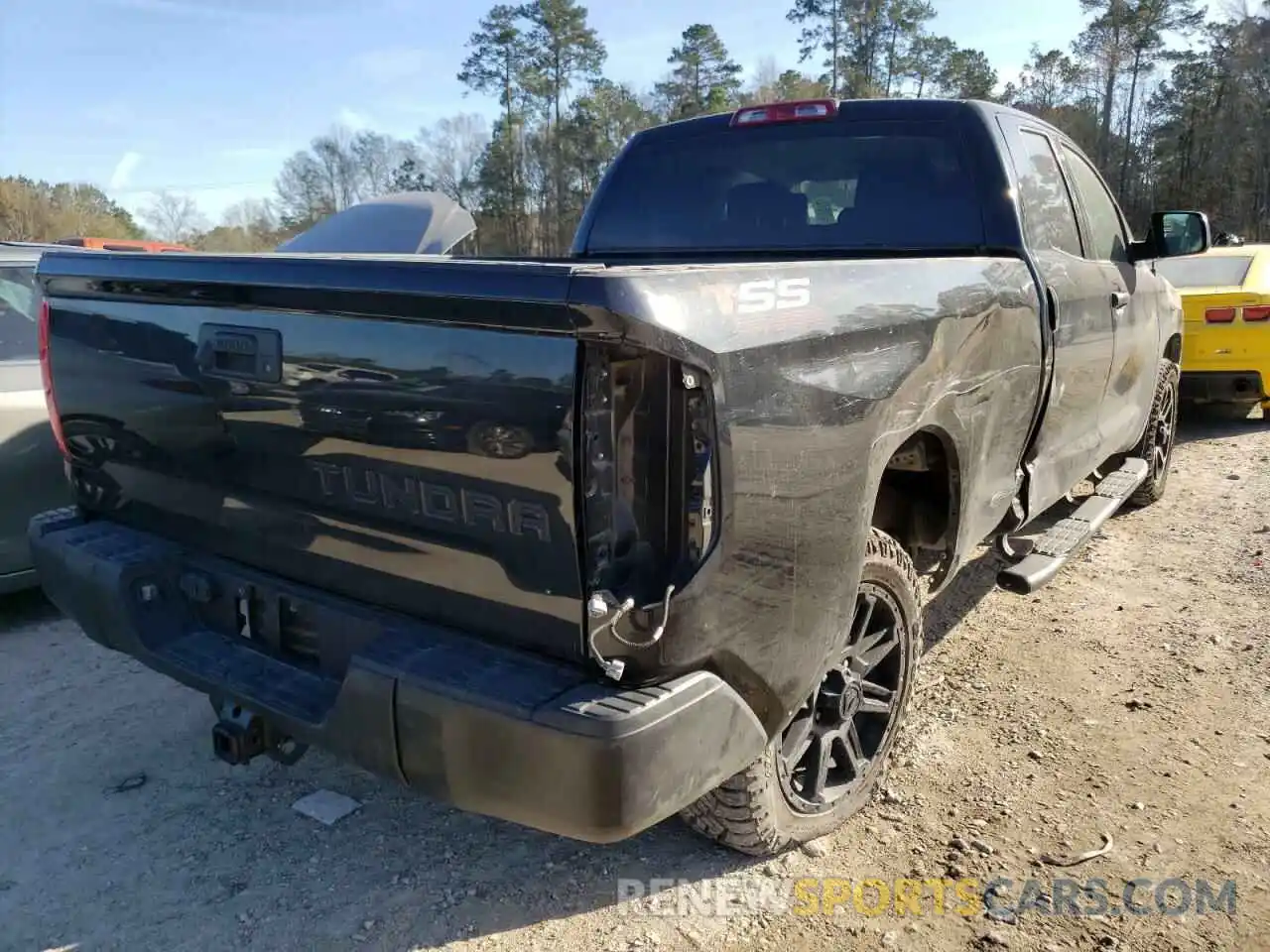 4 Photograph of a damaged car 5TFRM5F19KX141877 TOYOTA TUNDRA 2019