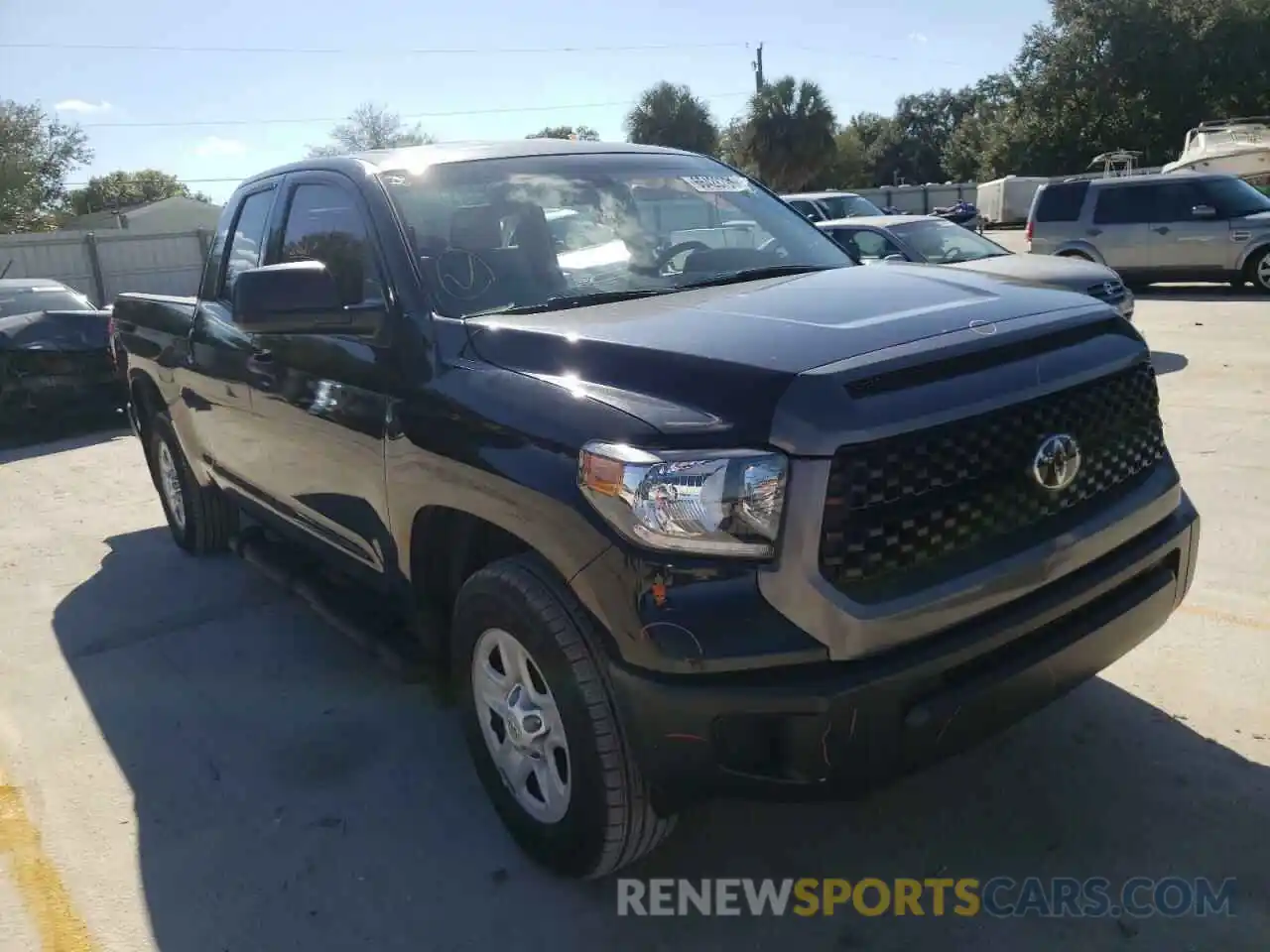 1 Photograph of a damaged car 5TFRM5F19KX142205 TOYOTA TUNDRA 2019