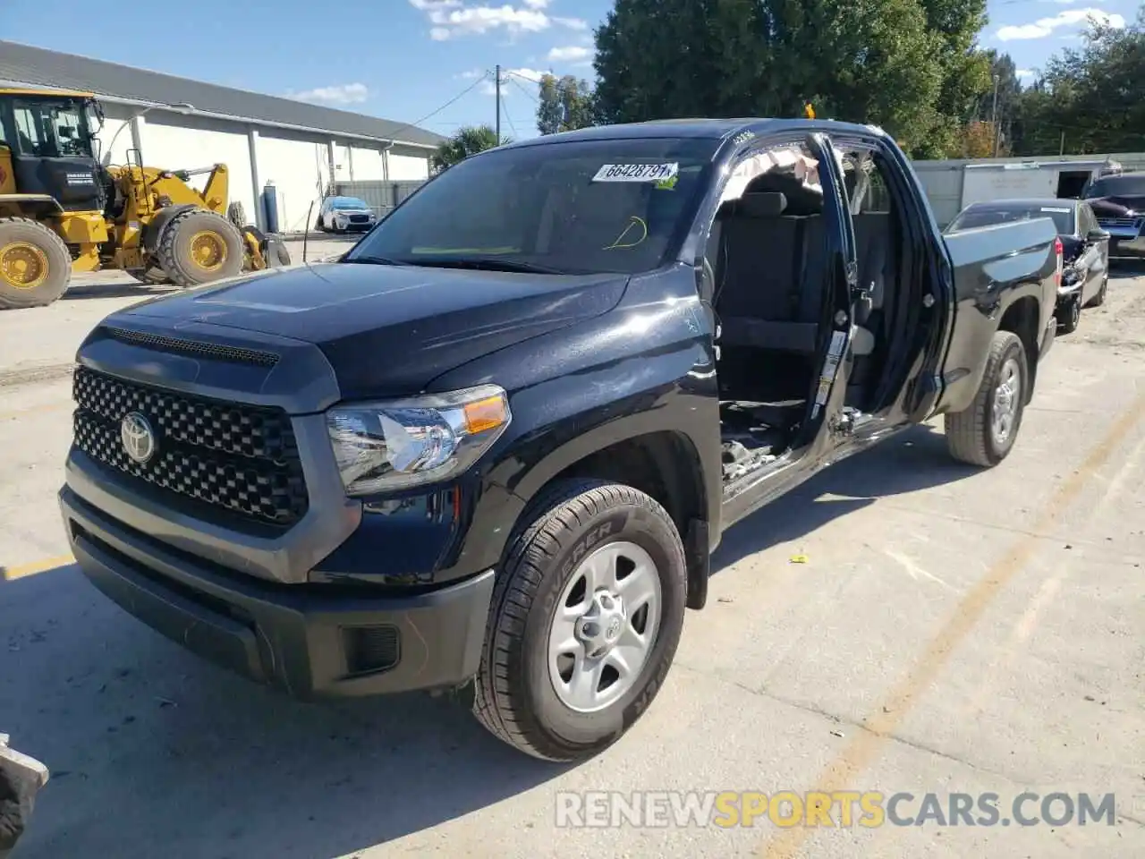 2 Photograph of a damaged car 5TFRM5F19KX142205 TOYOTA TUNDRA 2019