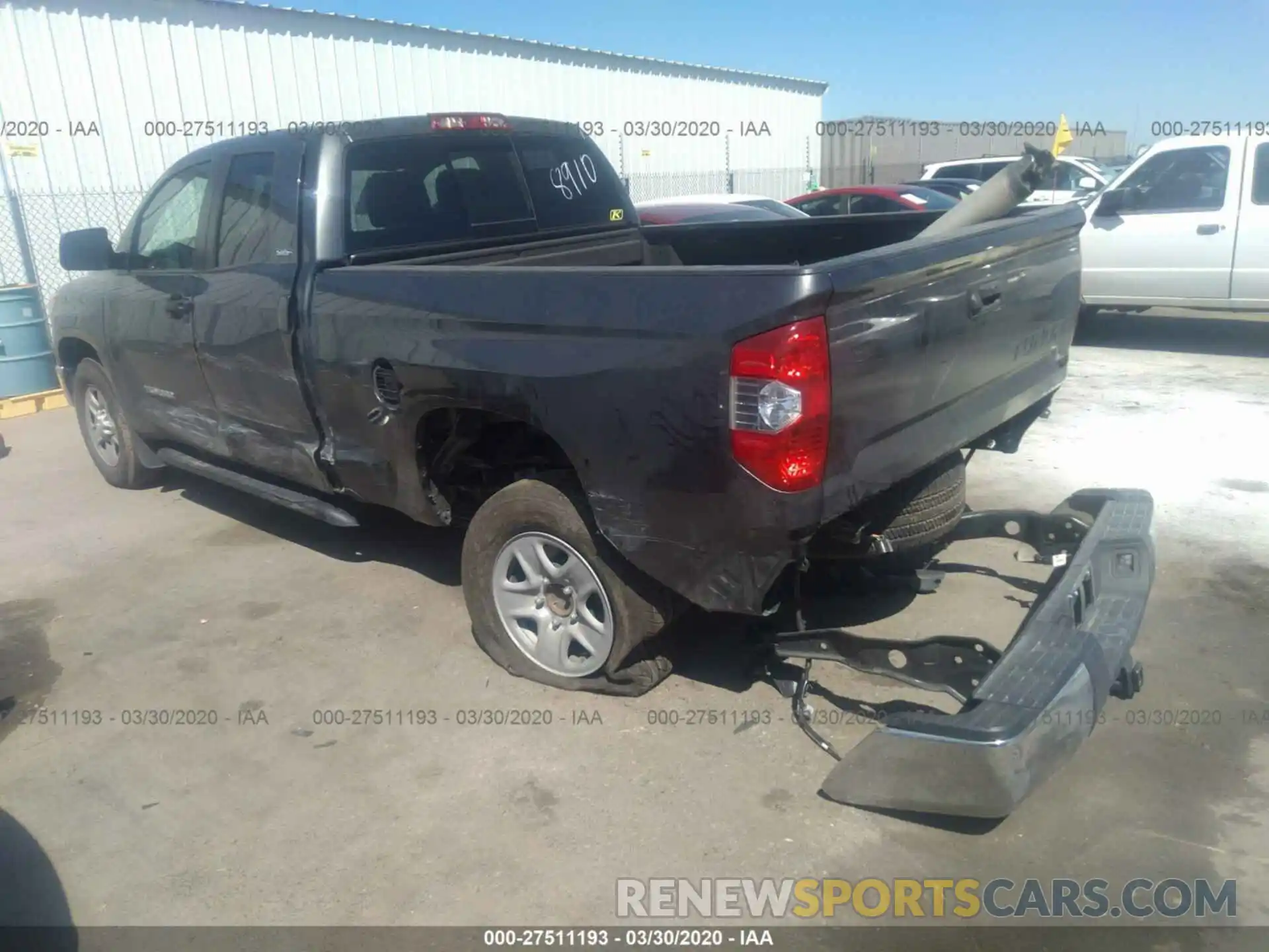 3 Photograph of a damaged car 5TFRM5F1XKX138910 TOYOTA TUNDRA 2019