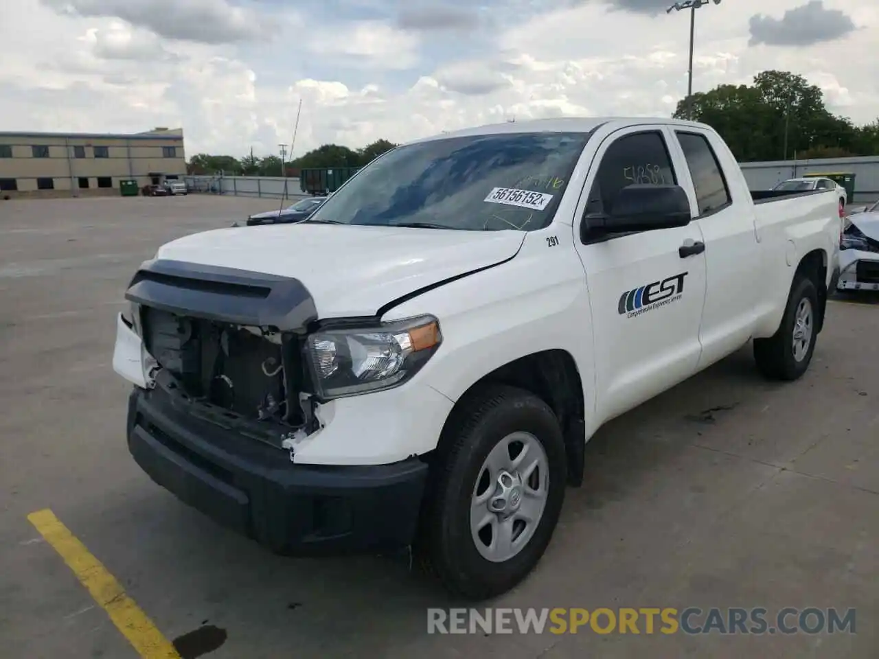 2 Photograph of a damaged car 5TFRM5F1XKX139846 TOYOTA TUNDRA 2019