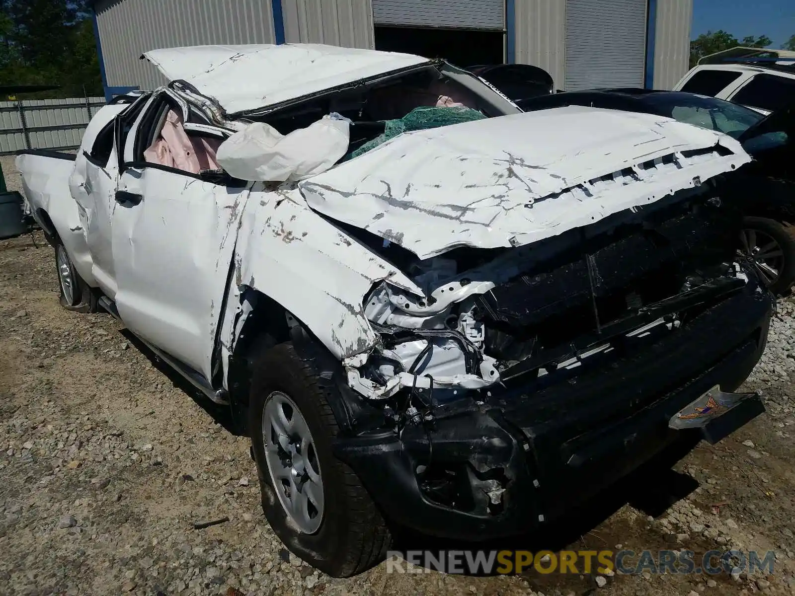 1 Photograph of a damaged car 5TFRM5F1XKX141869 TOYOTA TUNDRA 2019