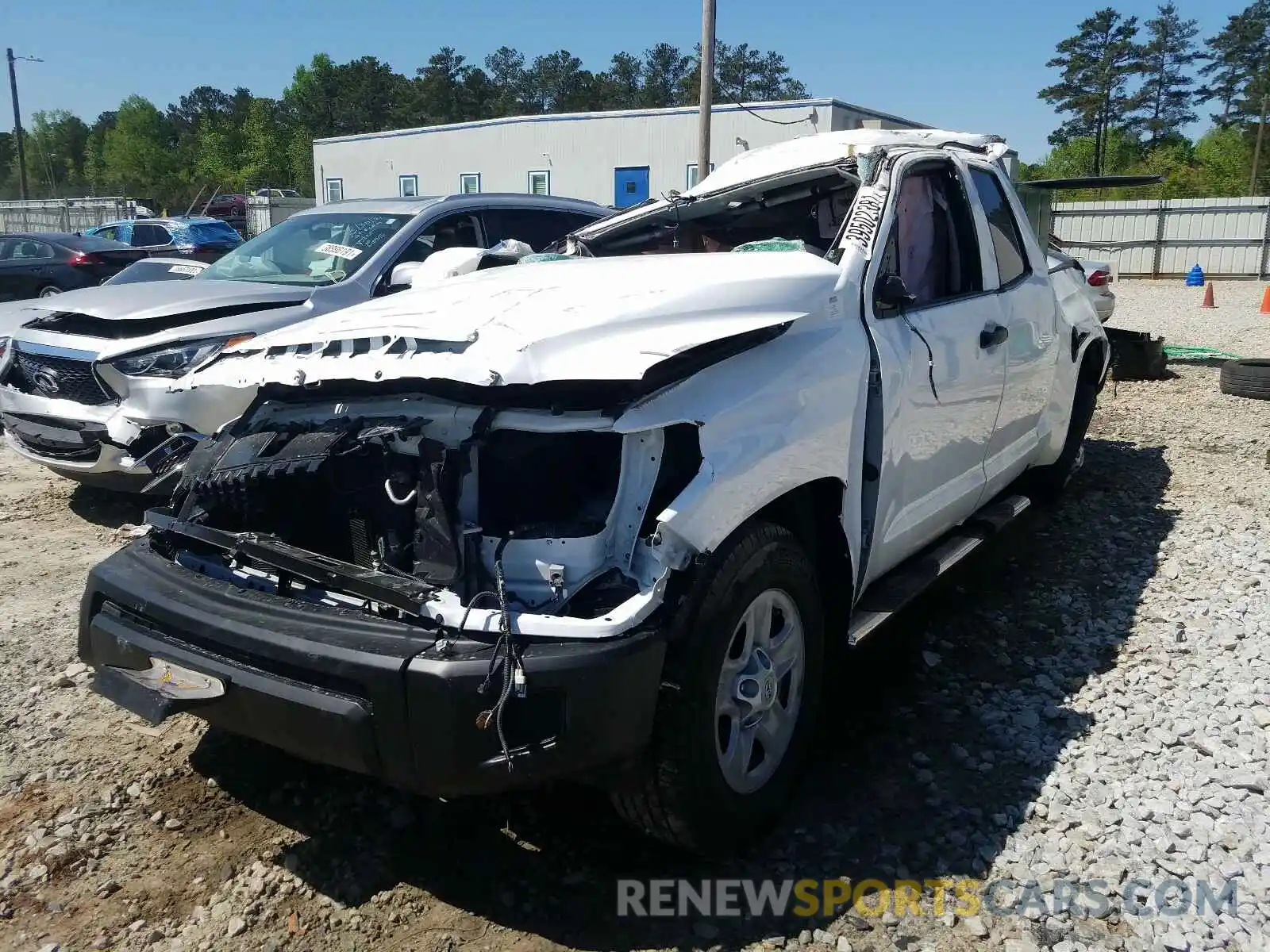 2 Photograph of a damaged car 5TFRM5F1XKX141869 TOYOTA TUNDRA 2019