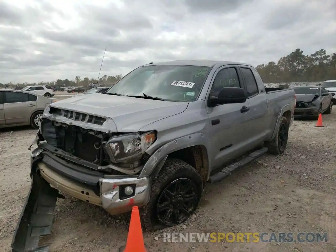 2 Photograph of a damaged car 5TFRY5F11KX244666 TOYOTA TUNDRA 2019