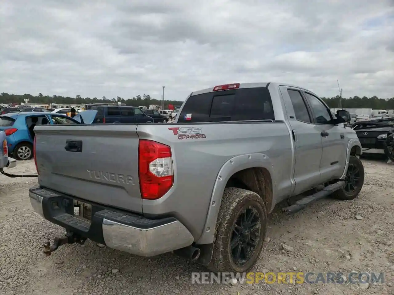 4 Photograph of a damaged car 5TFRY5F11KX244666 TOYOTA TUNDRA 2019