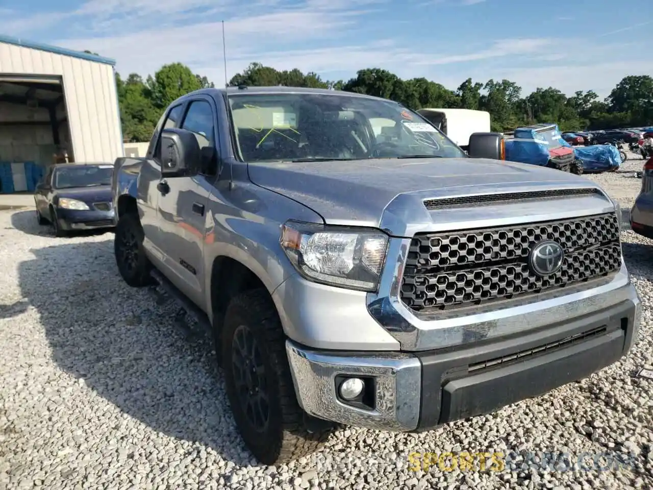 1 Photograph of a damaged car 5TFRY5F12KX254428 TOYOTA TUNDRA 2019