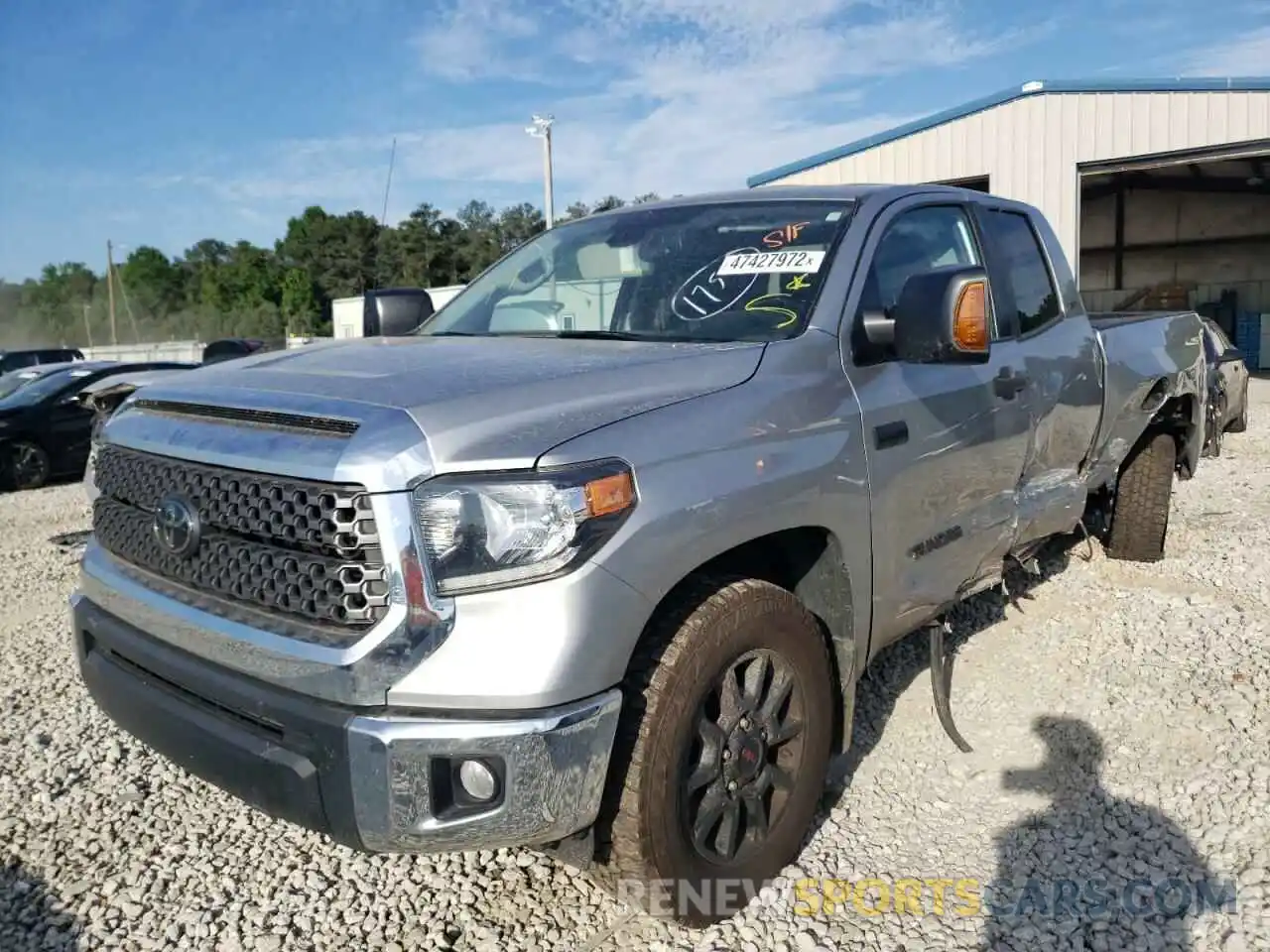 2 Photograph of a damaged car 5TFRY5F12KX254428 TOYOTA TUNDRA 2019