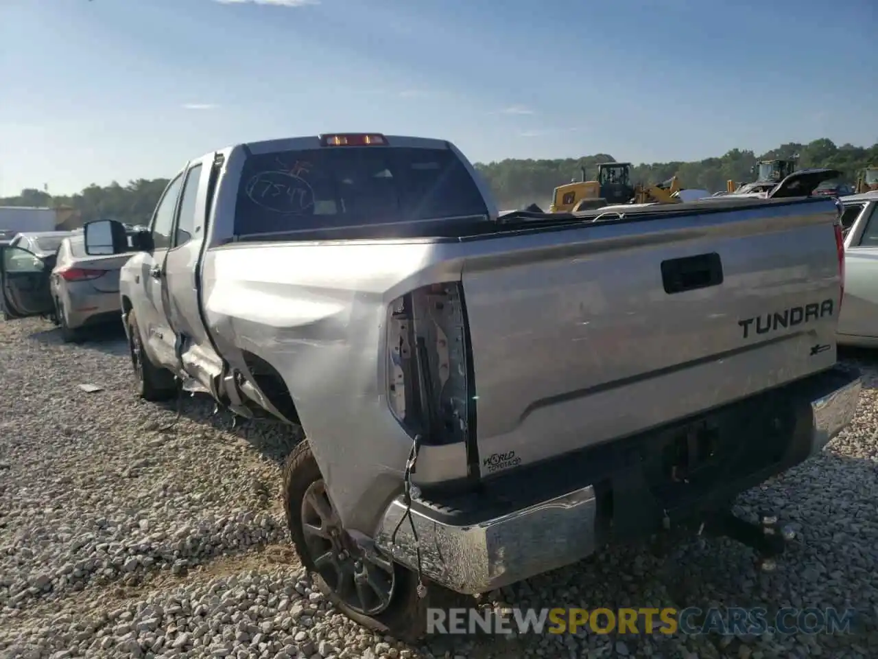 3 Photograph of a damaged car 5TFRY5F12KX254428 TOYOTA TUNDRA 2019