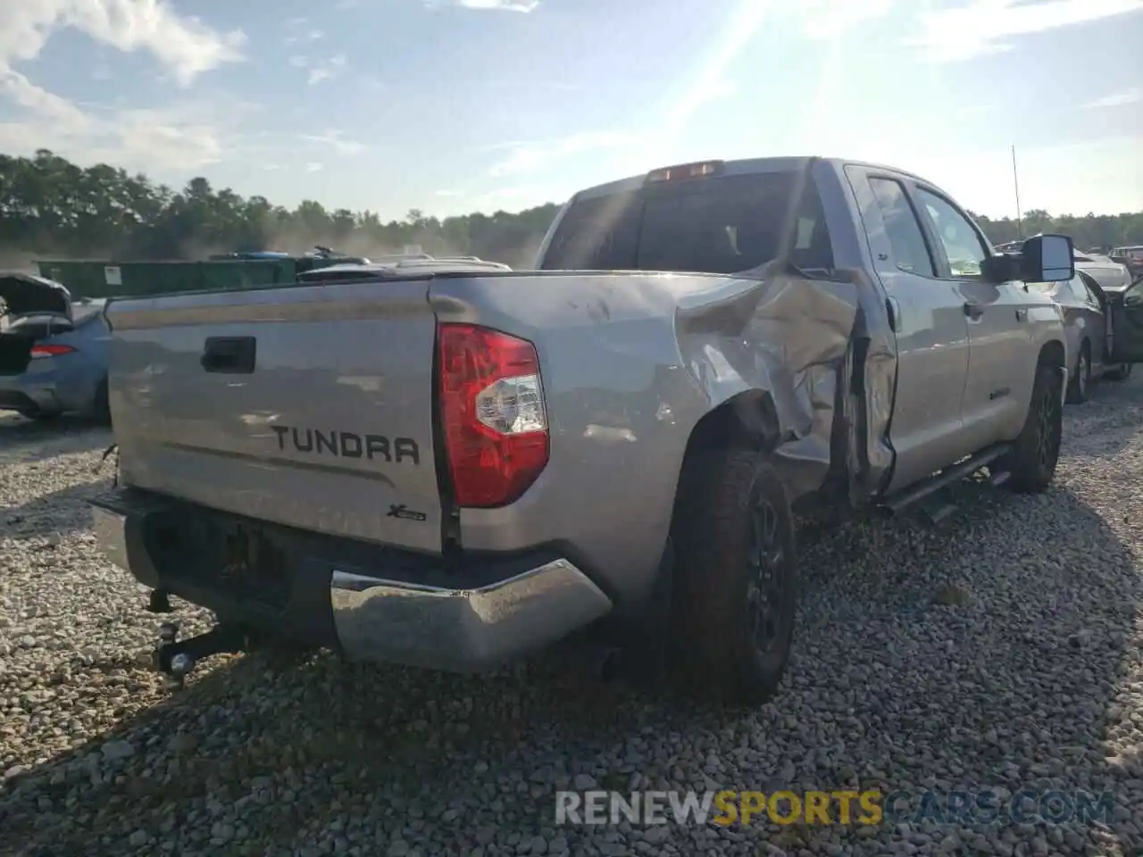 4 Photograph of a damaged car 5TFRY5F12KX254428 TOYOTA TUNDRA 2019