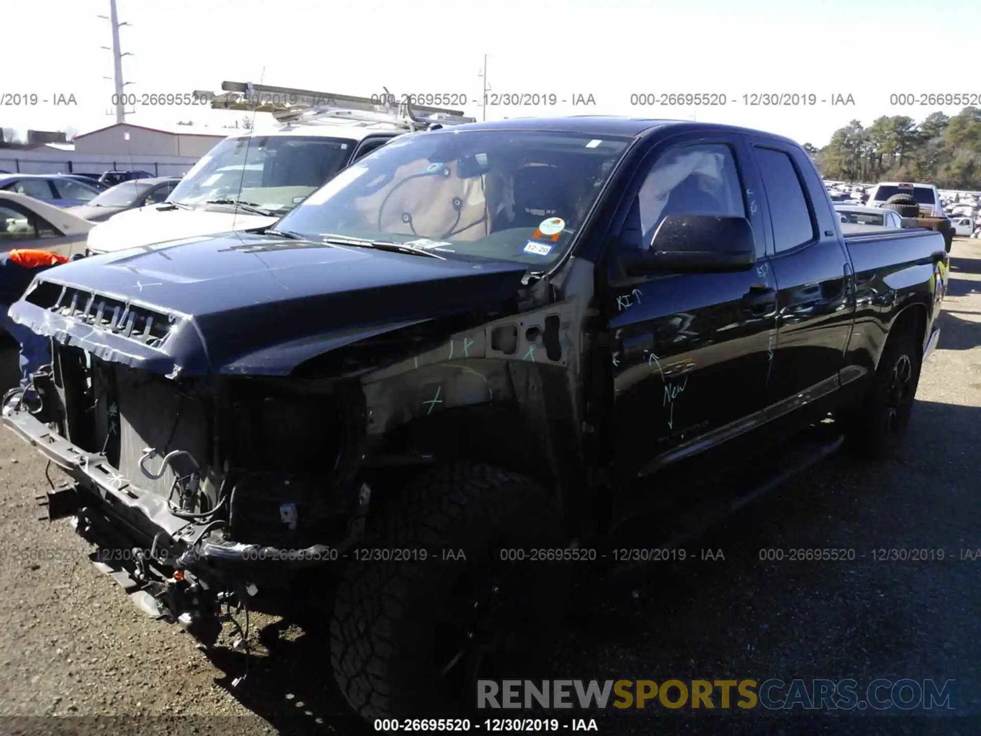 2 Photograph of a damaged car 5TFRY5F13KX245561 TOYOTA TUNDRA 2019