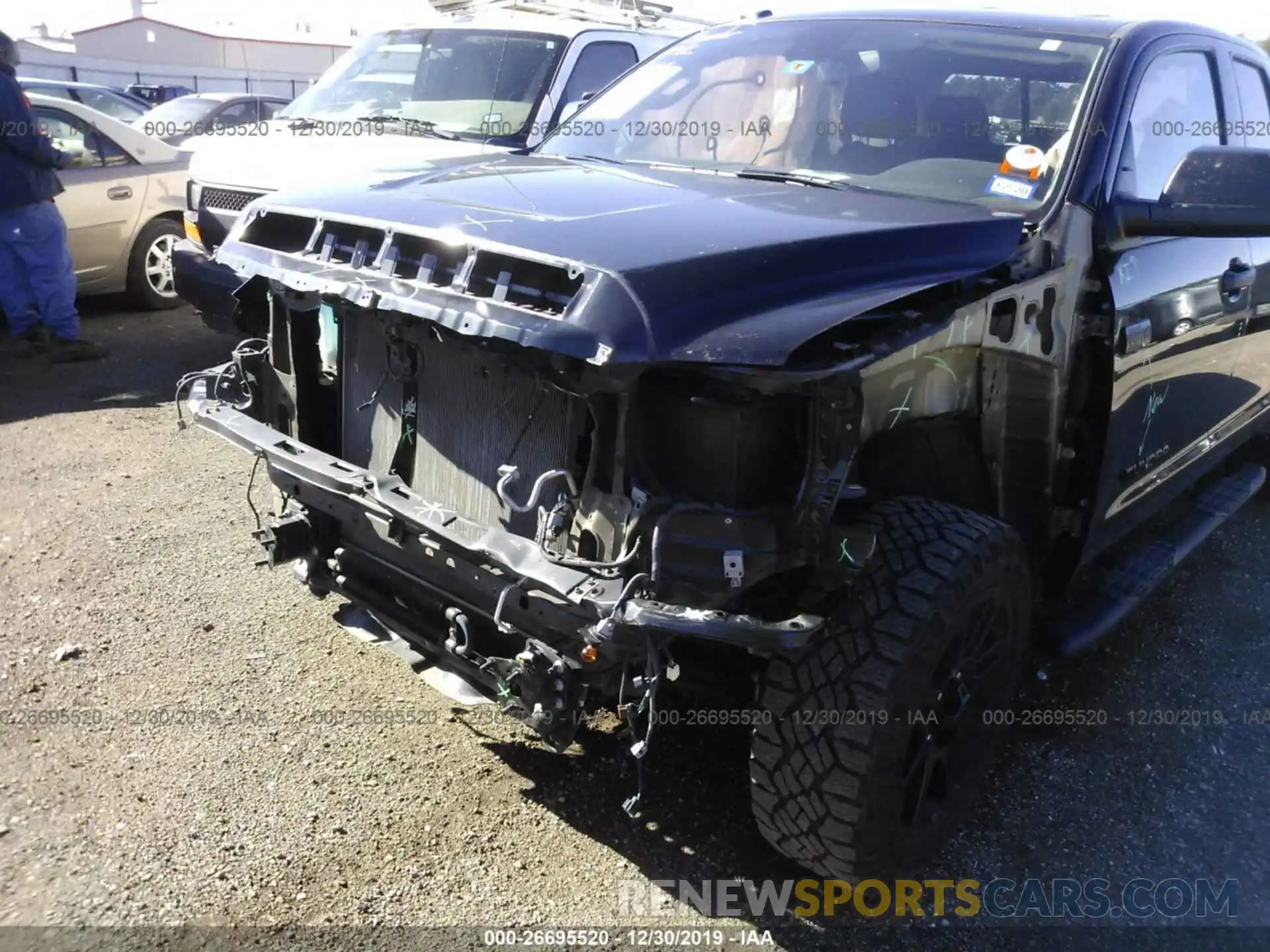 6 Photograph of a damaged car 5TFRY5F13KX245561 TOYOTA TUNDRA 2019