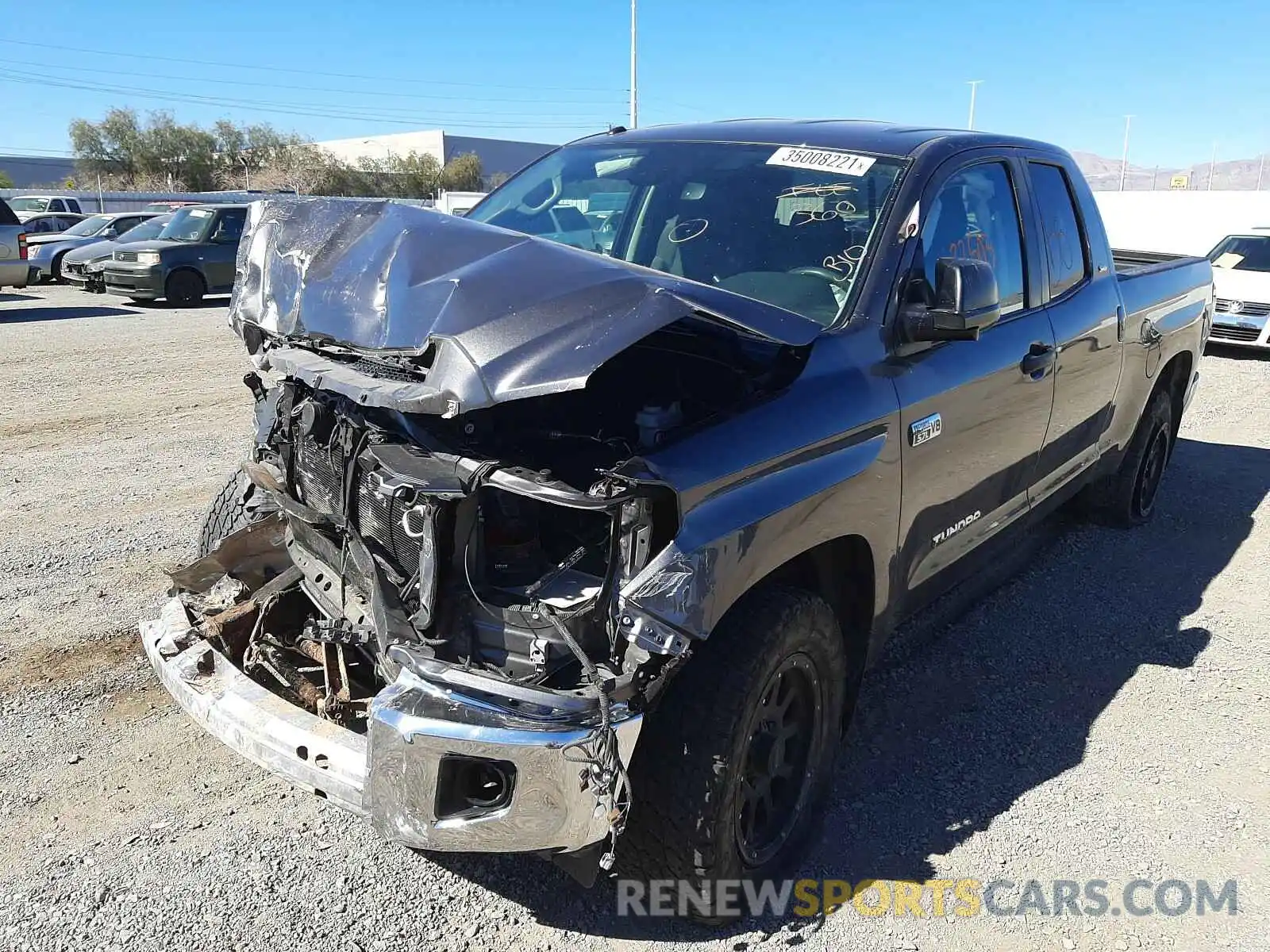 2 Photograph of a damaged car 5TFRY5F13KX252462 TOYOTA TUNDRA 2019