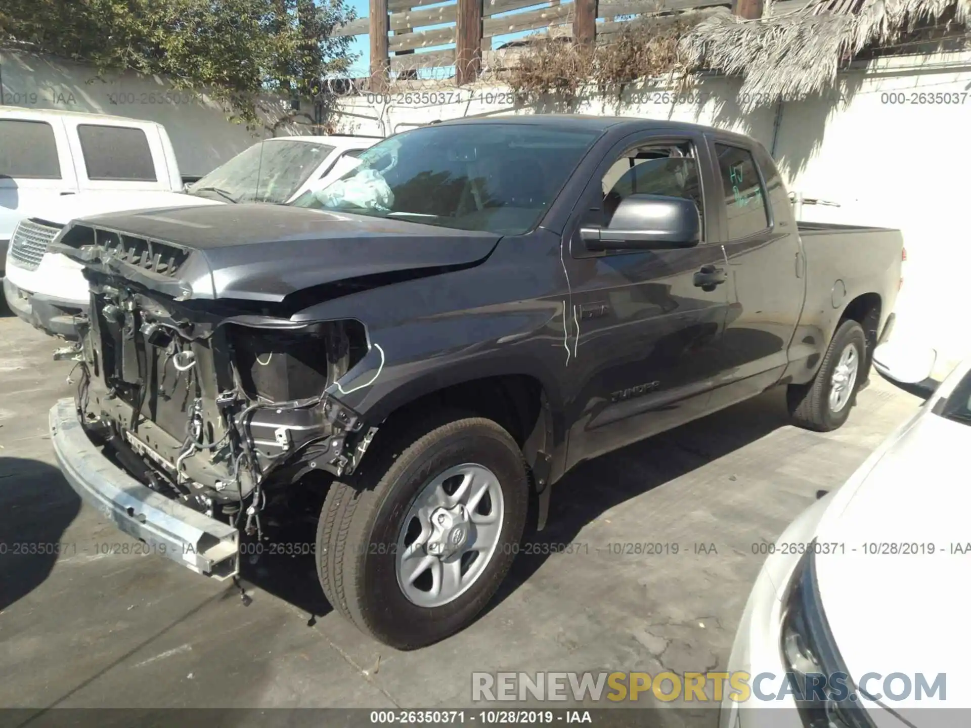 2 Photograph of a damaged car 5TFRY5F15KX250213 TOYOTA TUNDRA 2019