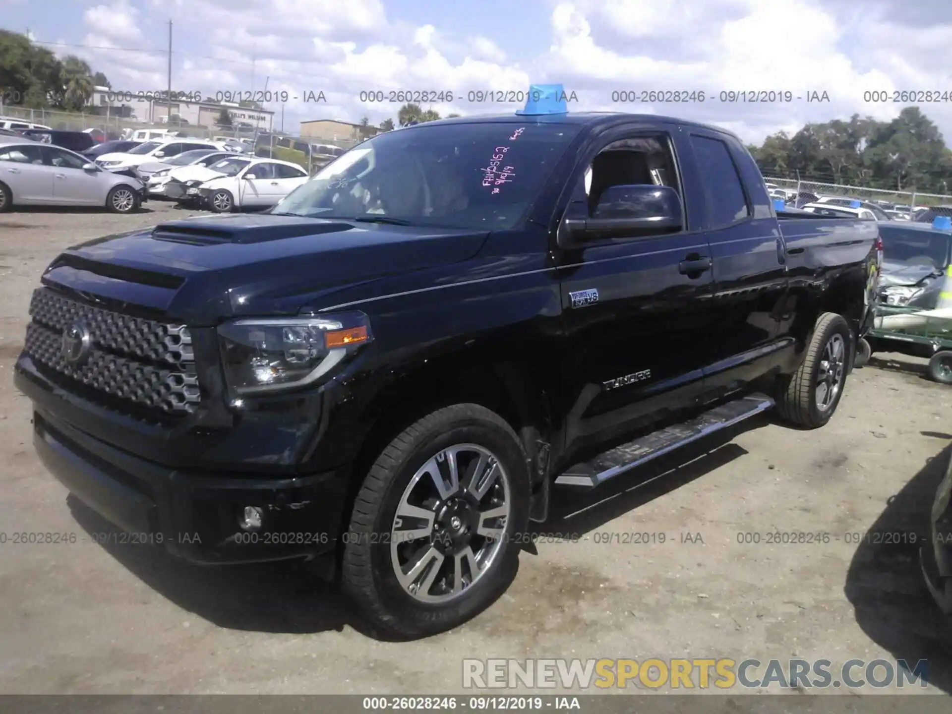 2 Photograph of a damaged car 5TFRY5F16KX246154 TOYOTA TUNDRA 2019