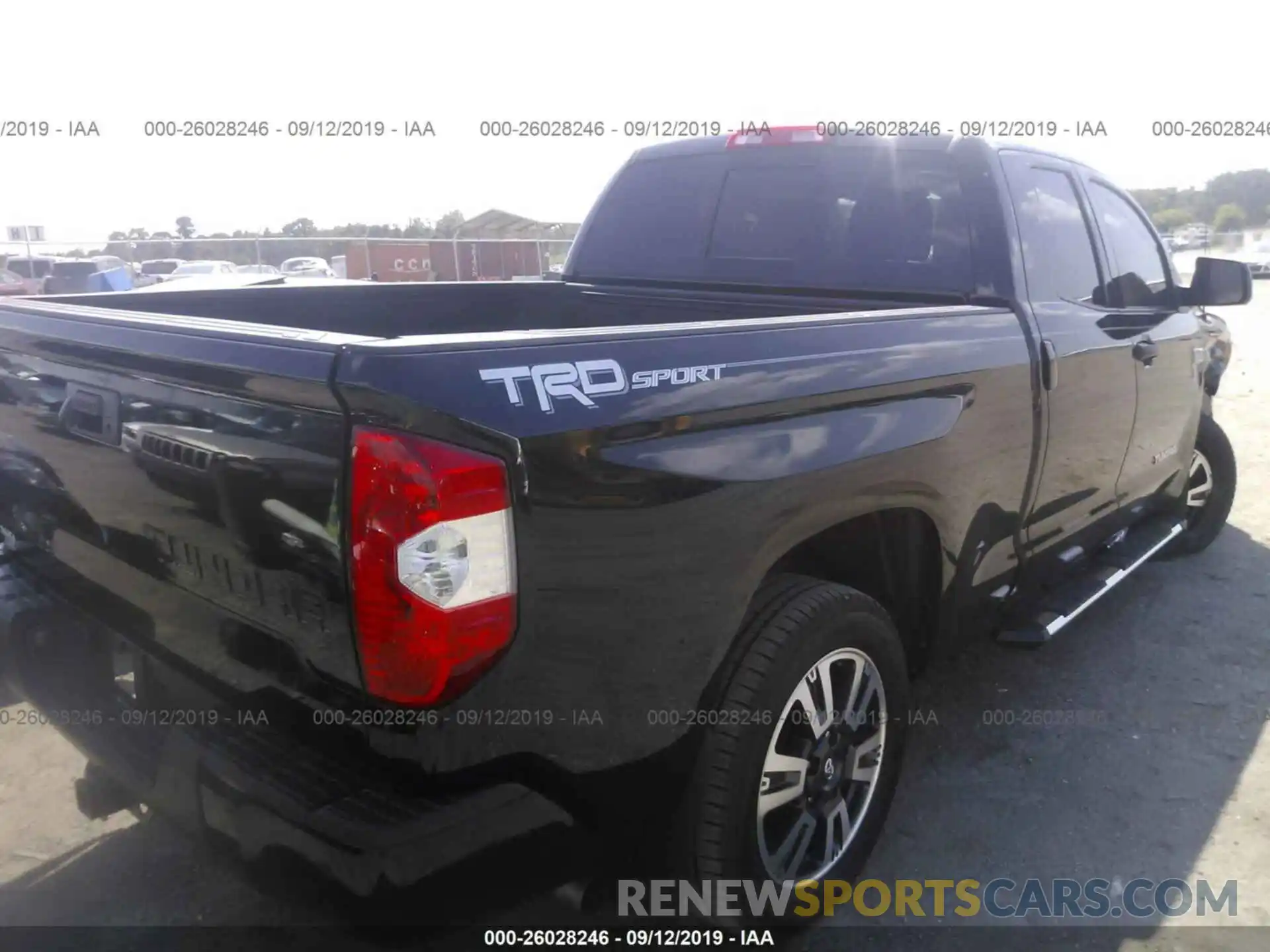 4 Photograph of a damaged car 5TFRY5F16KX246154 TOYOTA TUNDRA 2019