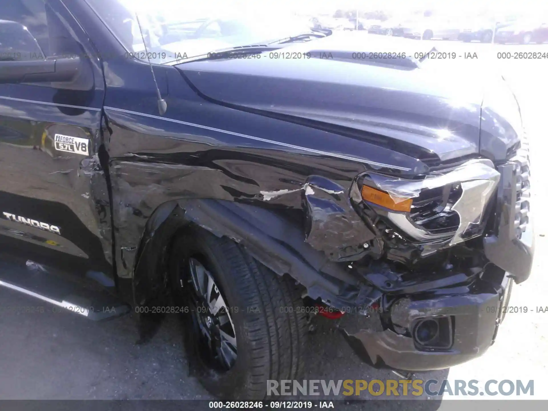 6 Photograph of a damaged car 5TFRY5F16KX246154 TOYOTA TUNDRA 2019