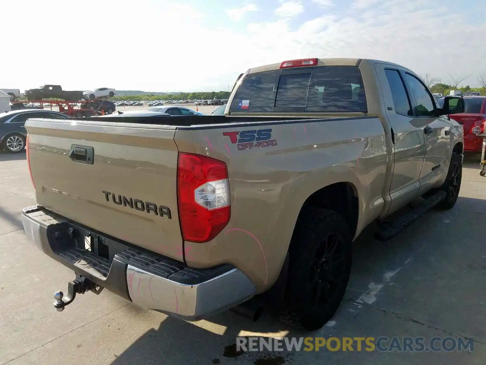 4 Photograph of a damaged car 5TFRY5F19KX244673 TOYOTA TUNDRA 2019