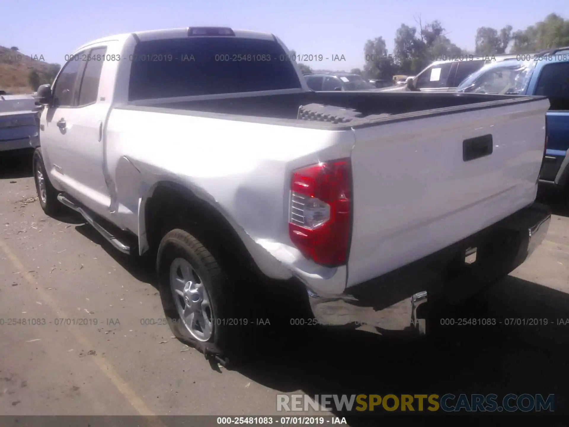 3 Photograph of a damaged car 5TFRY5F19KX251056 TOYOTA TUNDRA 2019