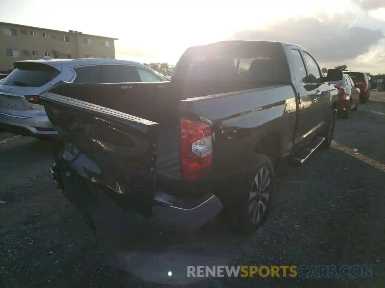 4 Photograph of a damaged car 5TFSY5F15KX254358 TOYOTA TUNDRA 2019