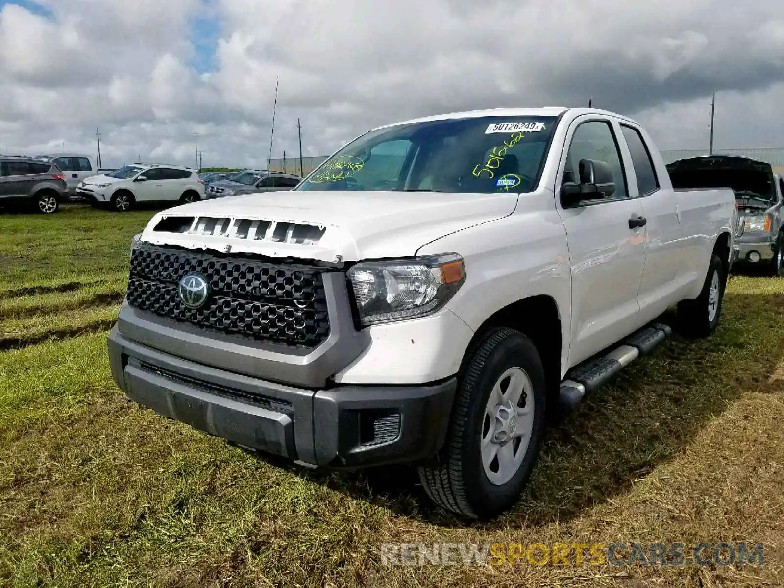 2 Photograph of a damaged car 5TFTY5F10KX010489 TOYOTA TUNDRA 2019