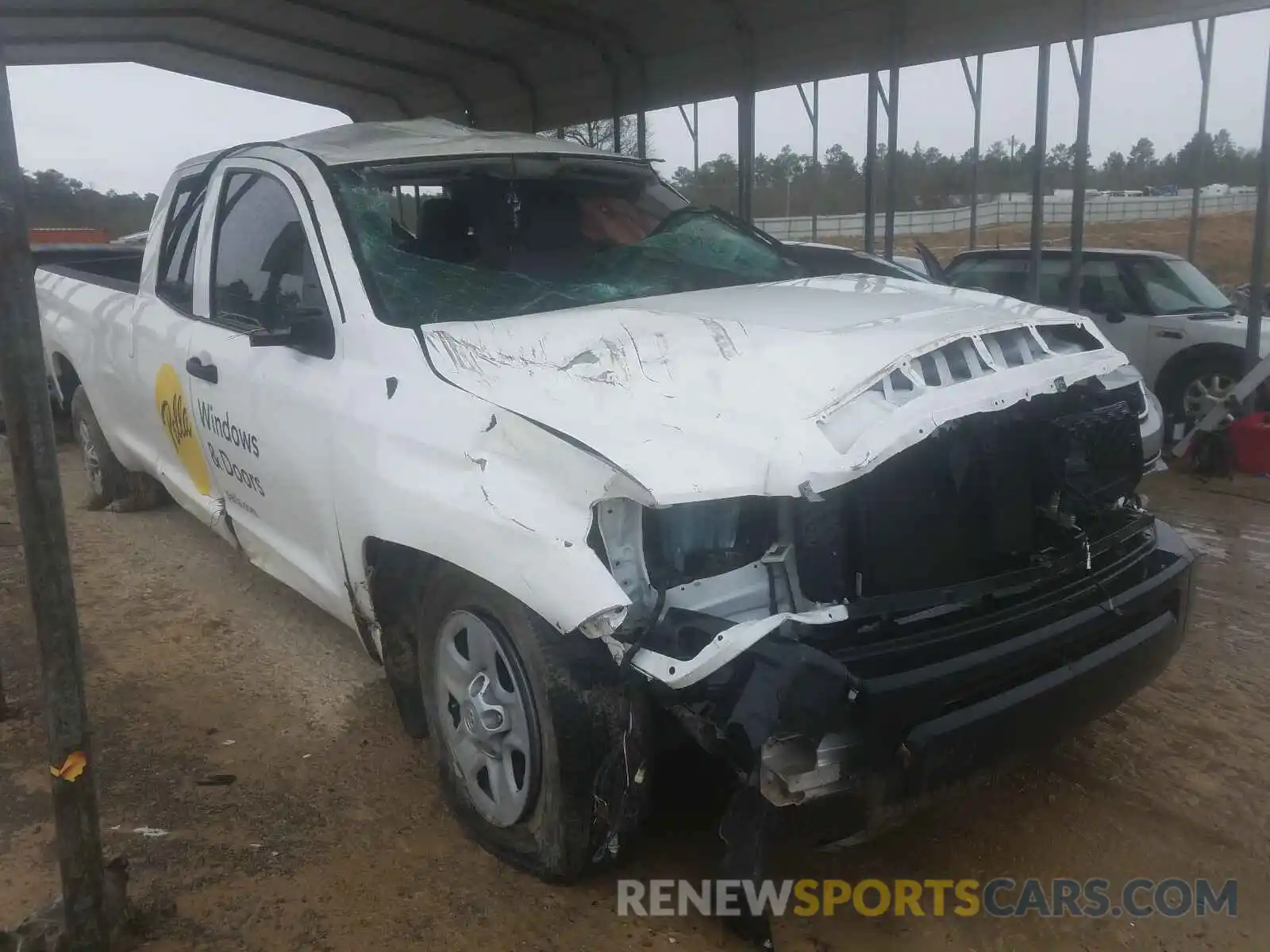 1 Photograph of a damaged car 5TFTY5F11KX010775 TOYOTA TUNDRA 2019