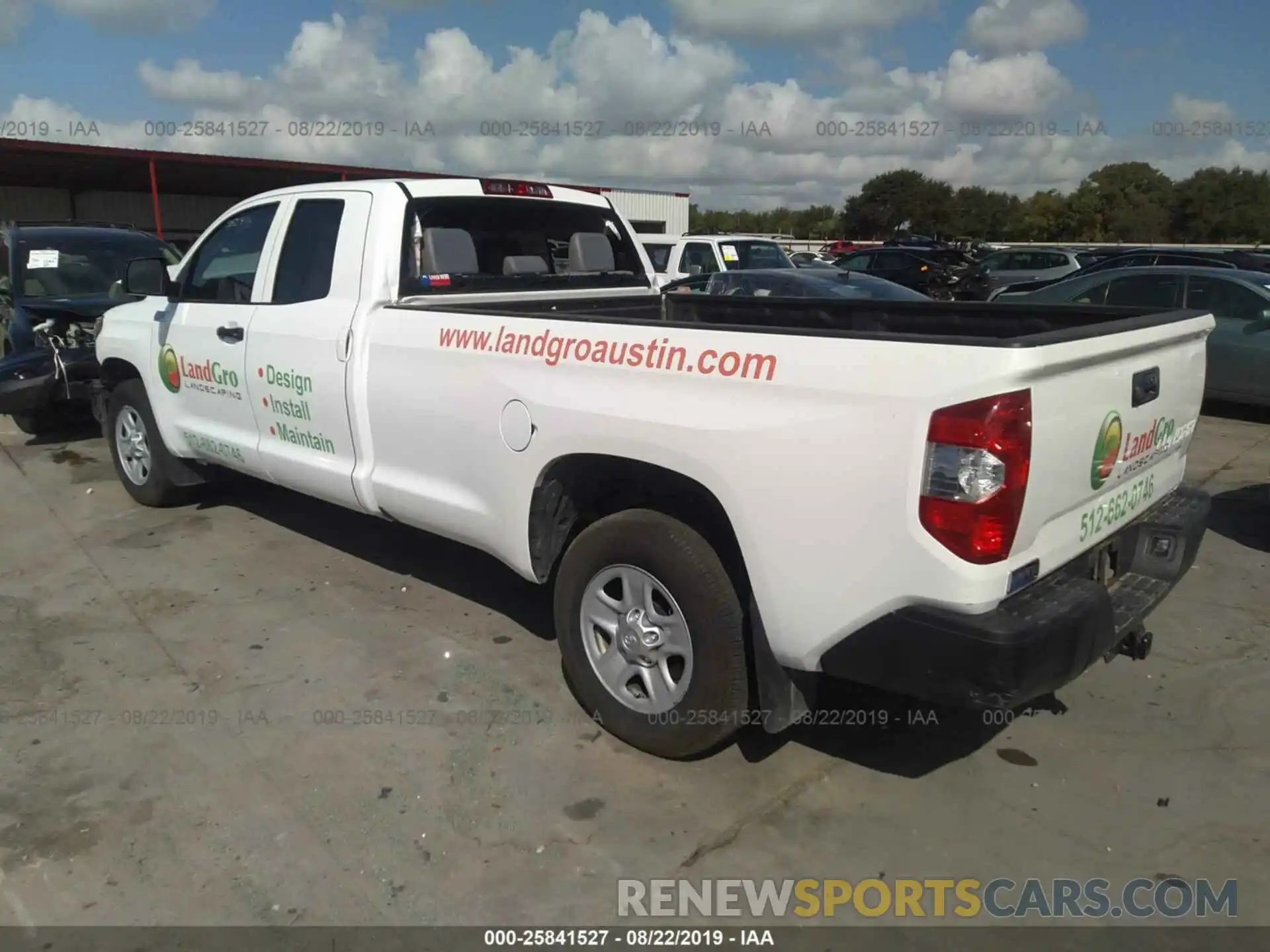 3 Photograph of a damaged car 5TFTY5F17KX010490 TOYOTA TUNDRA 2019